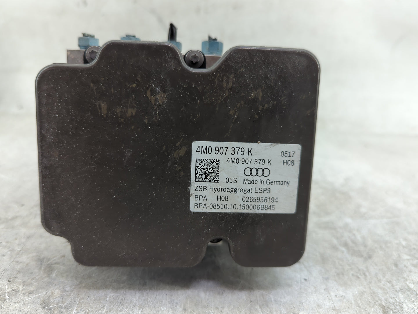 2017-2019 Audi Q7 ABS Pump Control Module Replacement P/N:4M0907379K 0265956194, BPA-08510.10.150006B845 Fits Fits 2017 2018