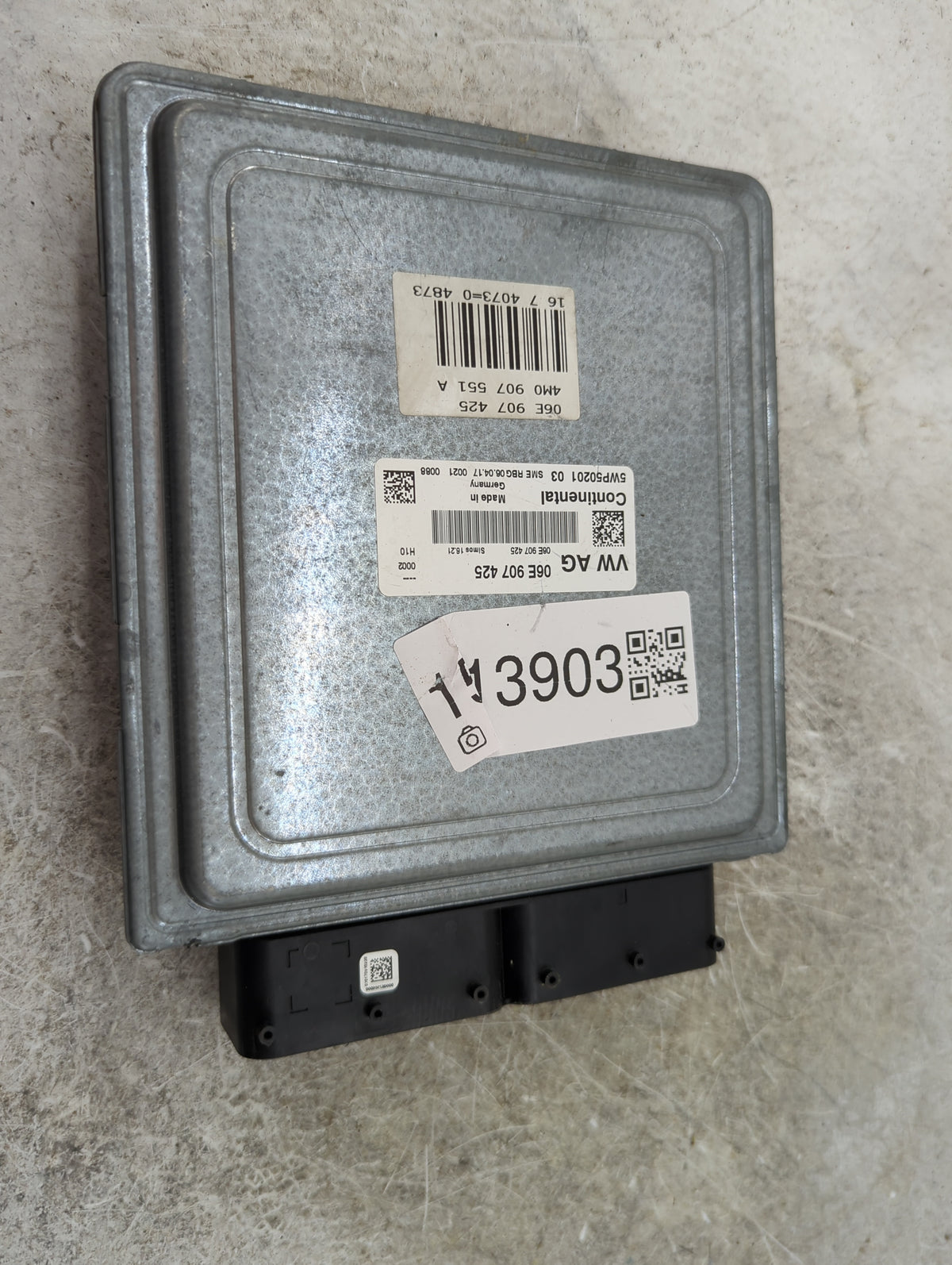 2017-2019 Audi Q7 PCM Engine Control Computer ECU ECM PCU OEM P/N:06E907425 4M0907551A, 5WP5020103 Fits Fits 2017 2018 2019 