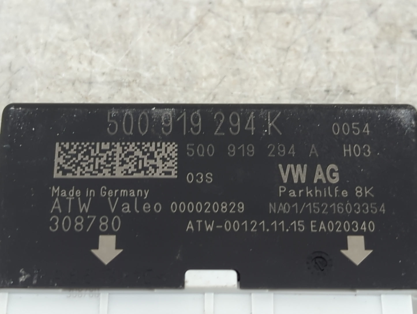 2016-2016 Audi Tt Driver Assist Control Module 5q0919294k|5q0919294a - Oemusedautoparts1.com