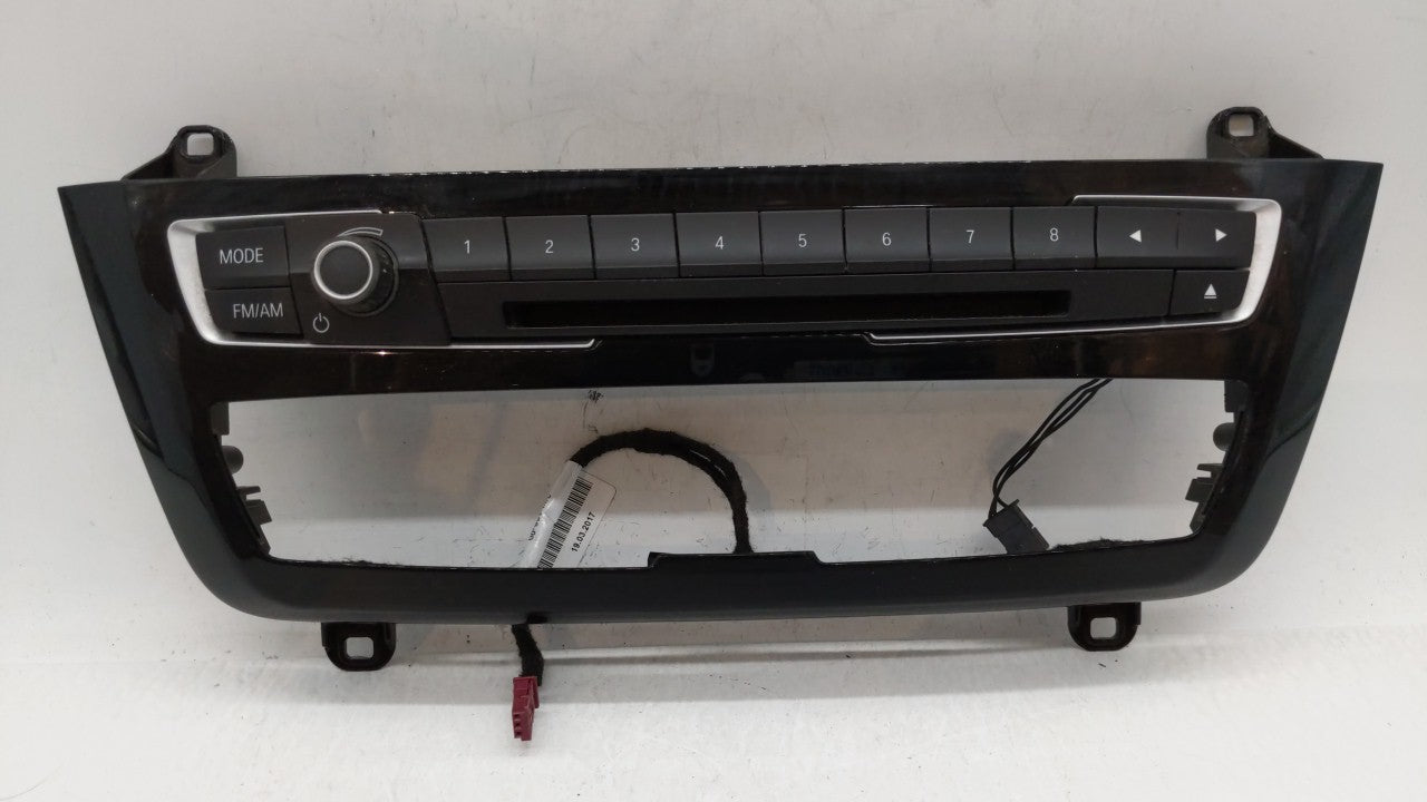 2017-2018 Bmw 320i Radio Control Panel - Oemusedautoparts1.com