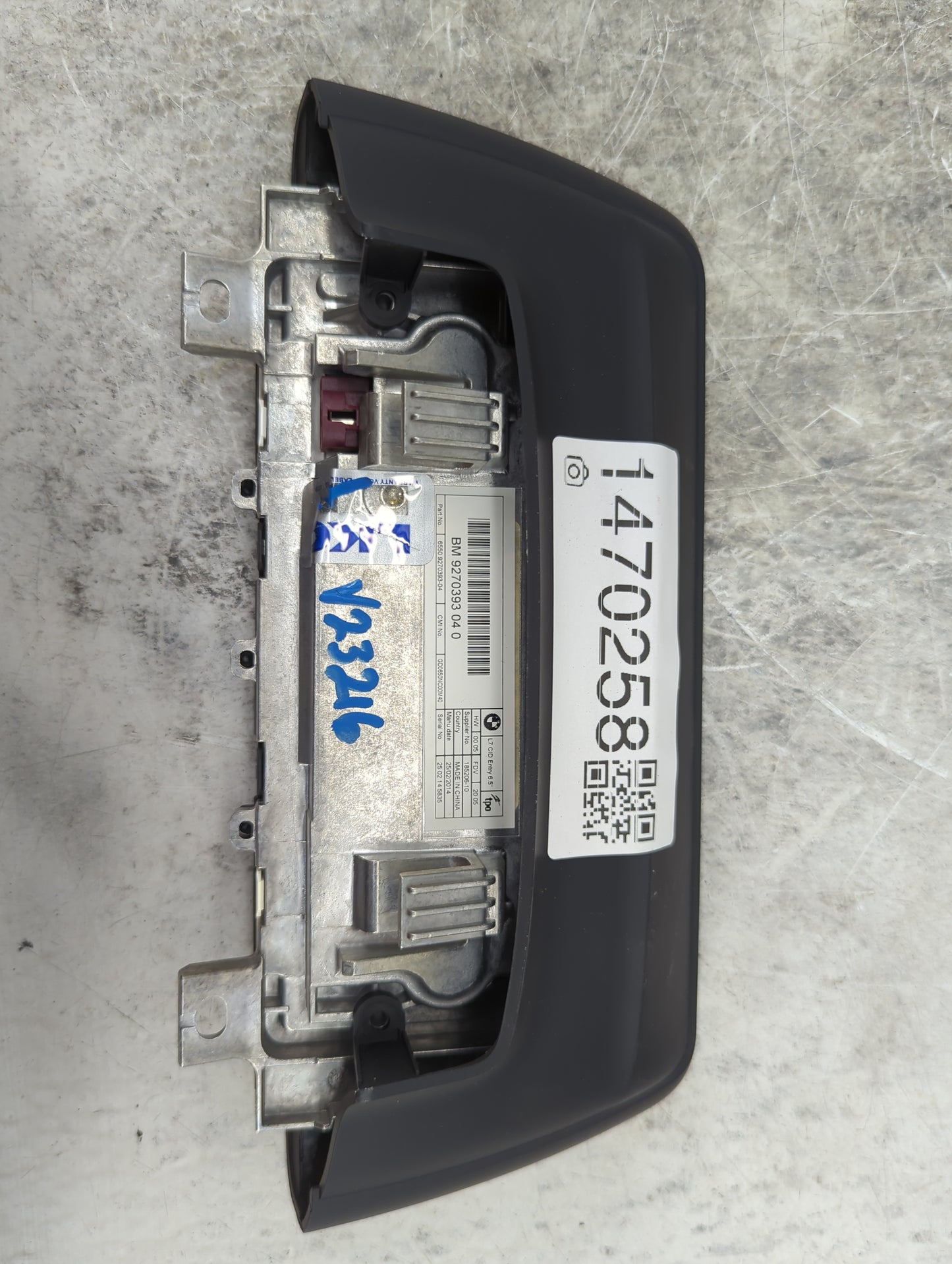 2012-2015 Bmw 328i Information Display Screen - Oemusedautoparts1.com