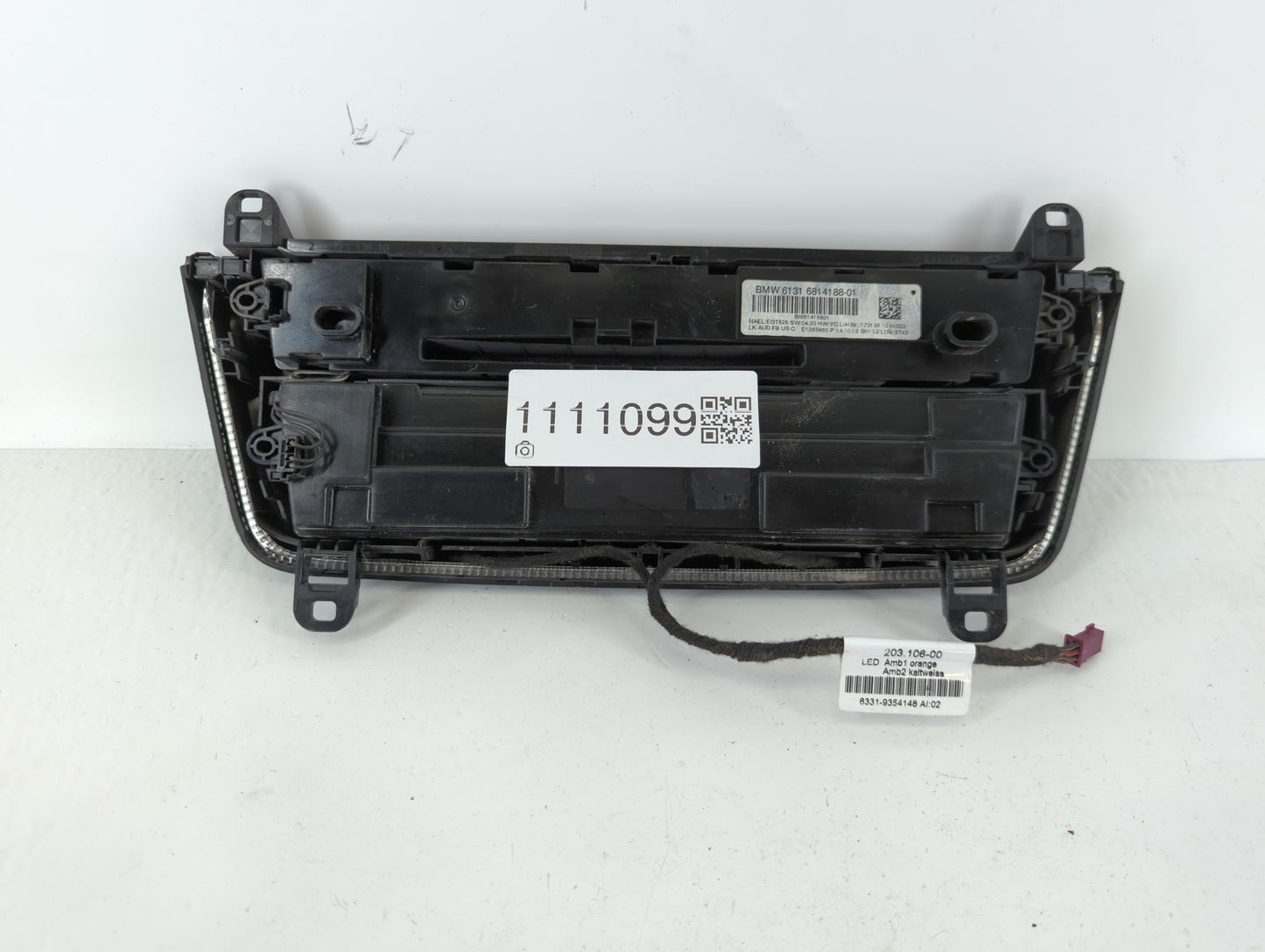 2017-2019 Bmw 330i Climate Control Module Temperature AC/Heater Replacement P/N:6131 6814188 01 Fits OEM Used Auto Parts - O