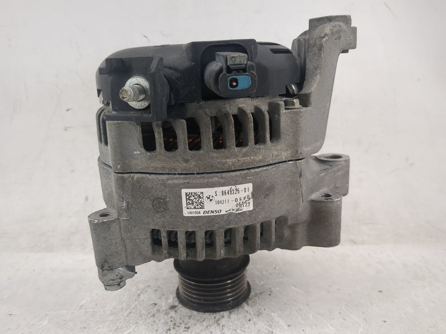 2017-2019 Bmw 330i Alternator Replacement Generator Charging Assembly Engine OEM P/N:104211-0590 Fits OEM Used Auto Parts - 