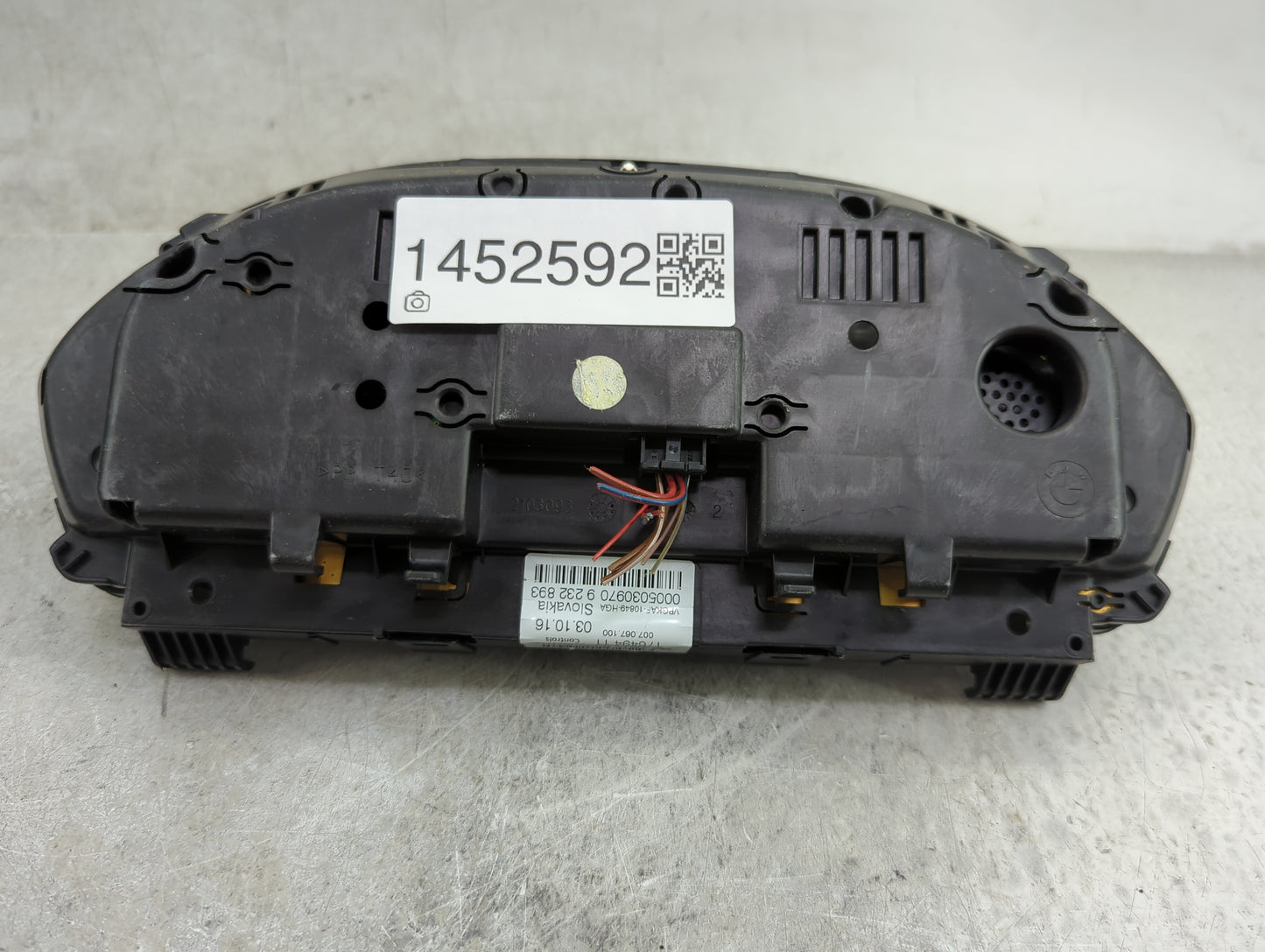 2017 Bmw 330i Instrument Cluster Speedometer Gauges P/N:6210IK6823015 17649411, 9232893, 0005030970 Miles:94K Fits OEM Used 