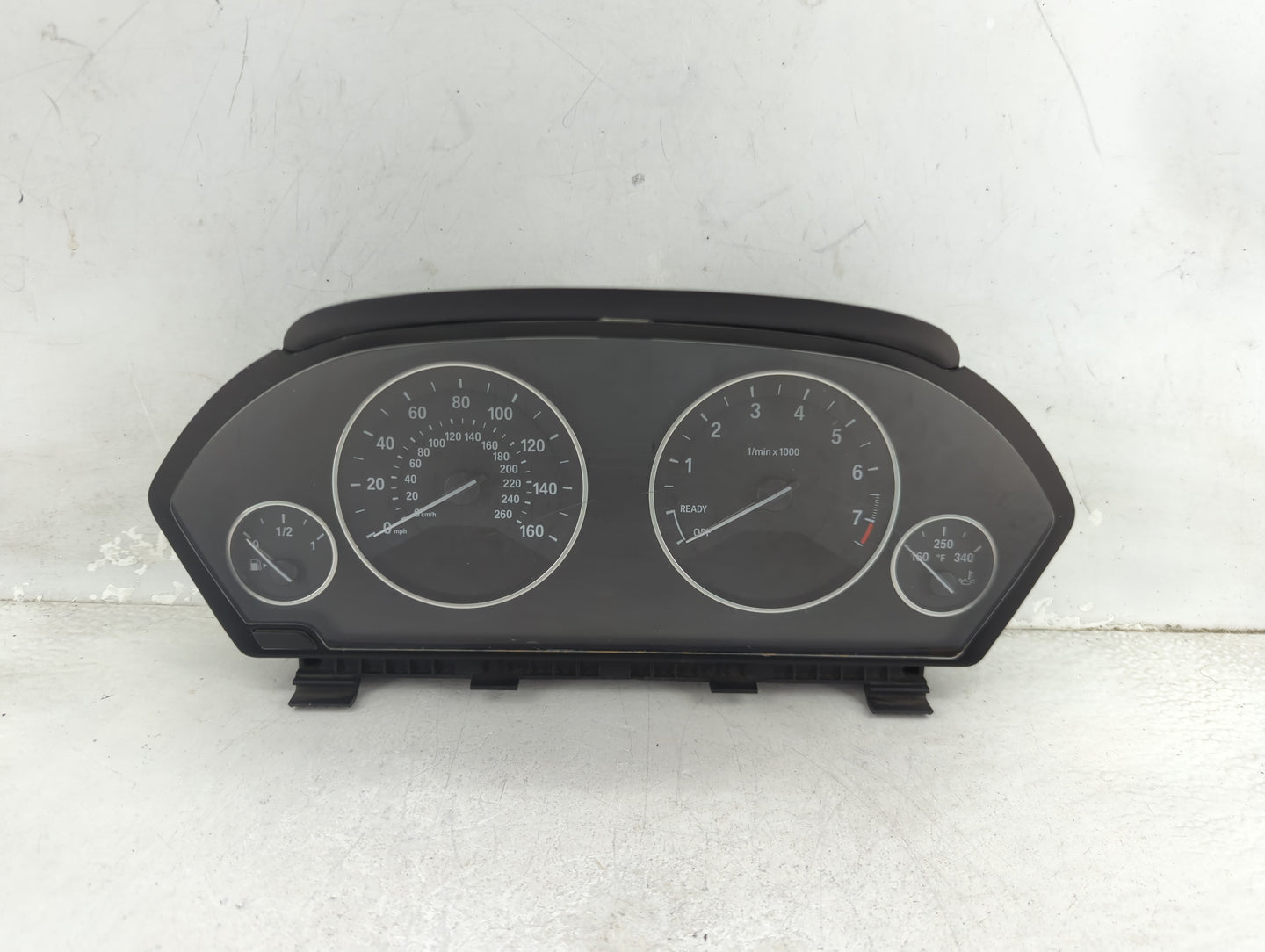 2017 Bmw 330i Instrument Cluster Speedometer Gauges P/N:6843137-01 9232895 Miles:3K Fits OEM Used Auto Parts - Oemusedautopa