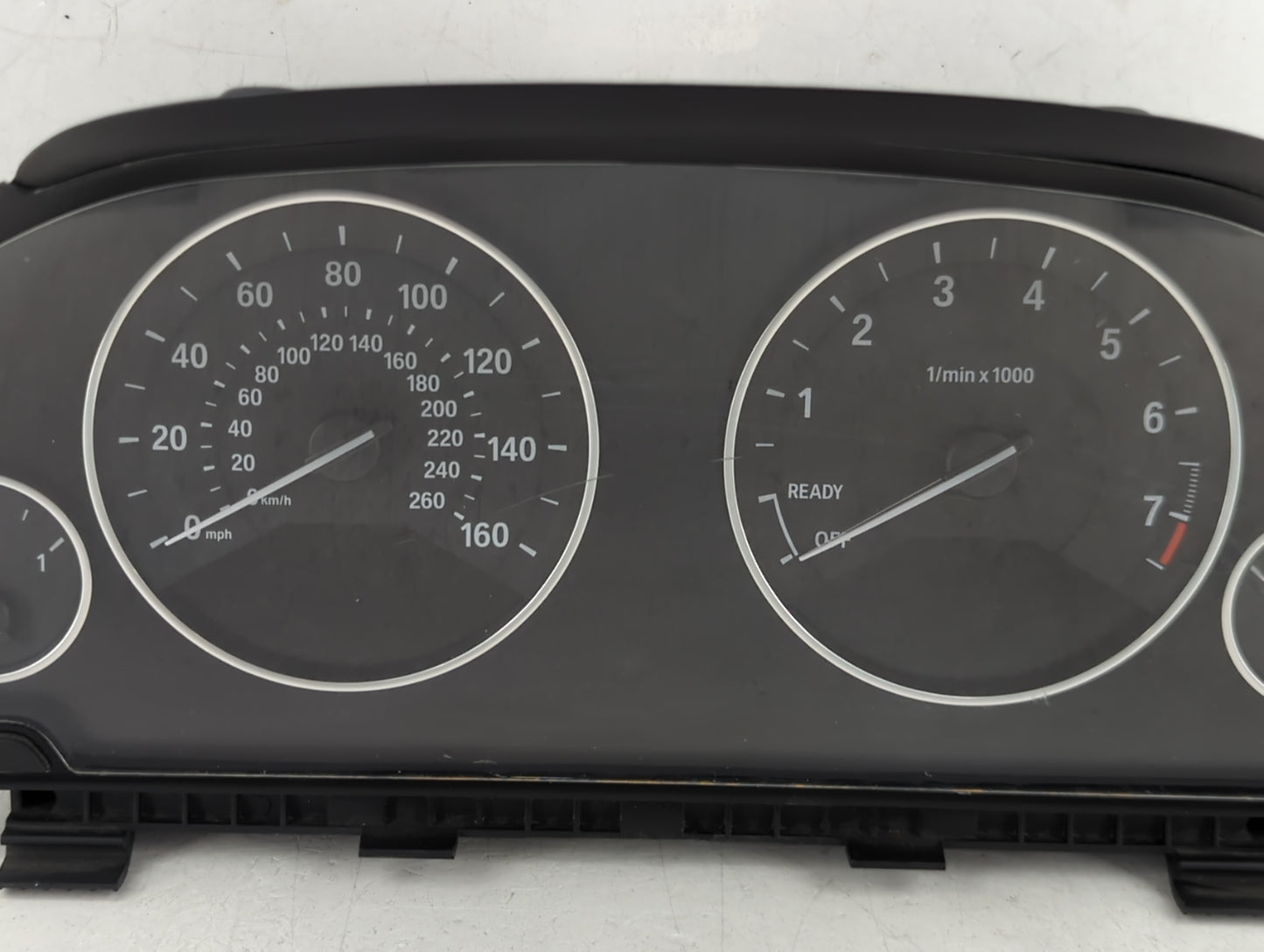 2017 Bmw 330i Instrument Cluster Speedometer Gauges P/N:6843137-01 9232895 Miles:3K Fits OEM Used Auto Parts - Oemusedautopa