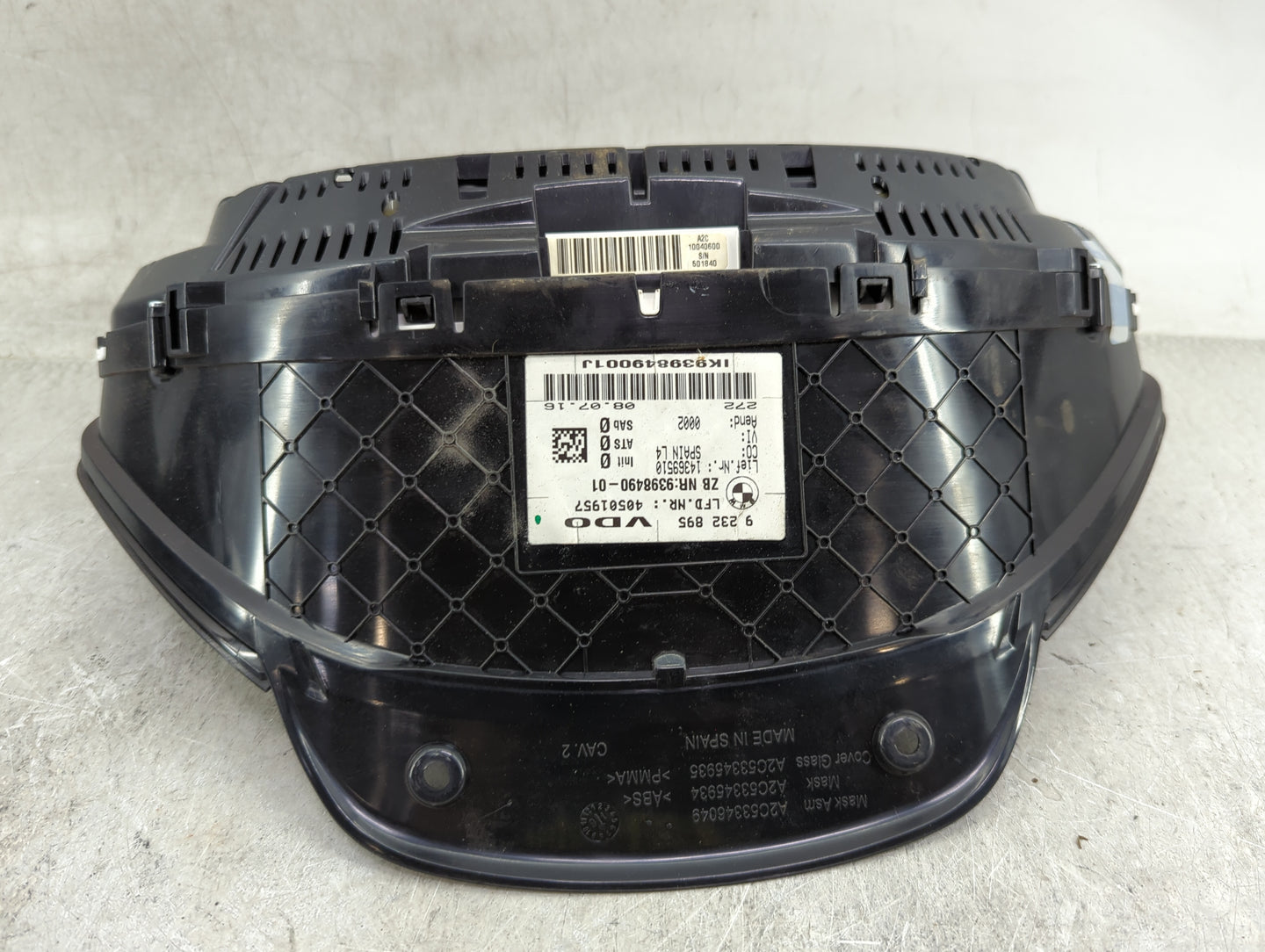 2017-2019 Bmw 330i Instrument Cluster Speedometer Gauges P/N:9232895 9398490-01 Miles:104K Fits OEM Used Auto Parts - Oemuse
