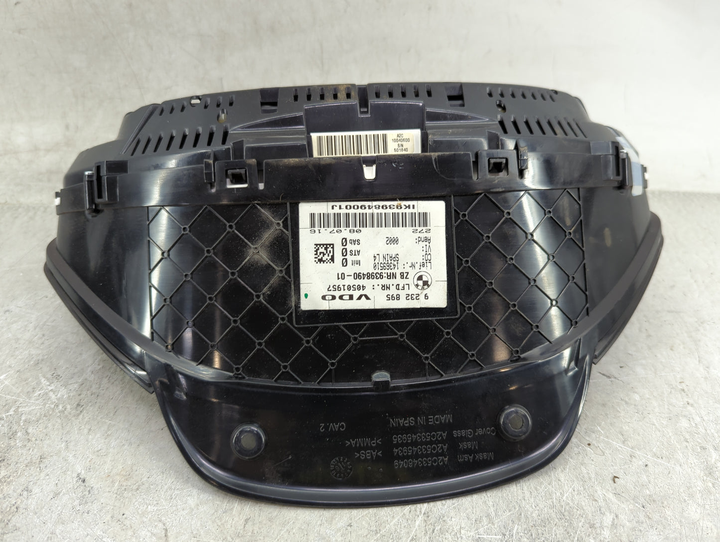 2017-2019 Bmw 330i Instrument Cluster Speedometer Gauges P/N:9232895 9398490-01 Miles:104K Fits OEM Used Auto Parts - Oemuse