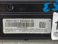 2017-2019 Bmw 330i Climate Control Module Temperature AC/Heater Replacement P/N:9363545-02 Fits OEM Used Auto Parts - Oemuse