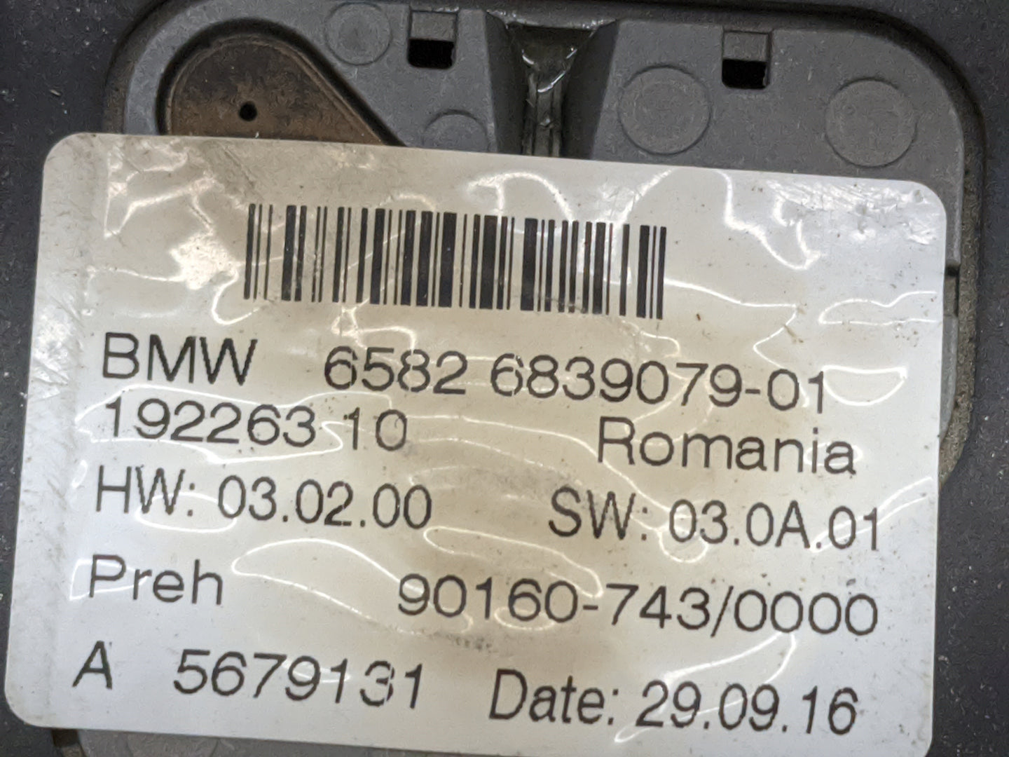 2017-2019 Bmw 330i Radio AM FM Cd Player Receiver Replacement P/N:65826839079-01 90160-743/0000 Fits OEM Used Auto Parts - O
