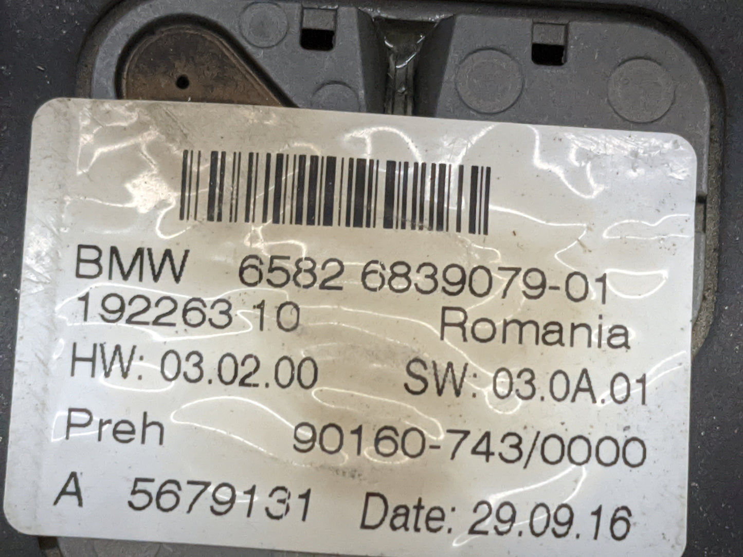 2017-2019 Bmw 330i Radio AM FM Cd Player Receiver Replacement P/N:65826839079-01 90160-743/0000 Fits OEM Used Auto Parts - O