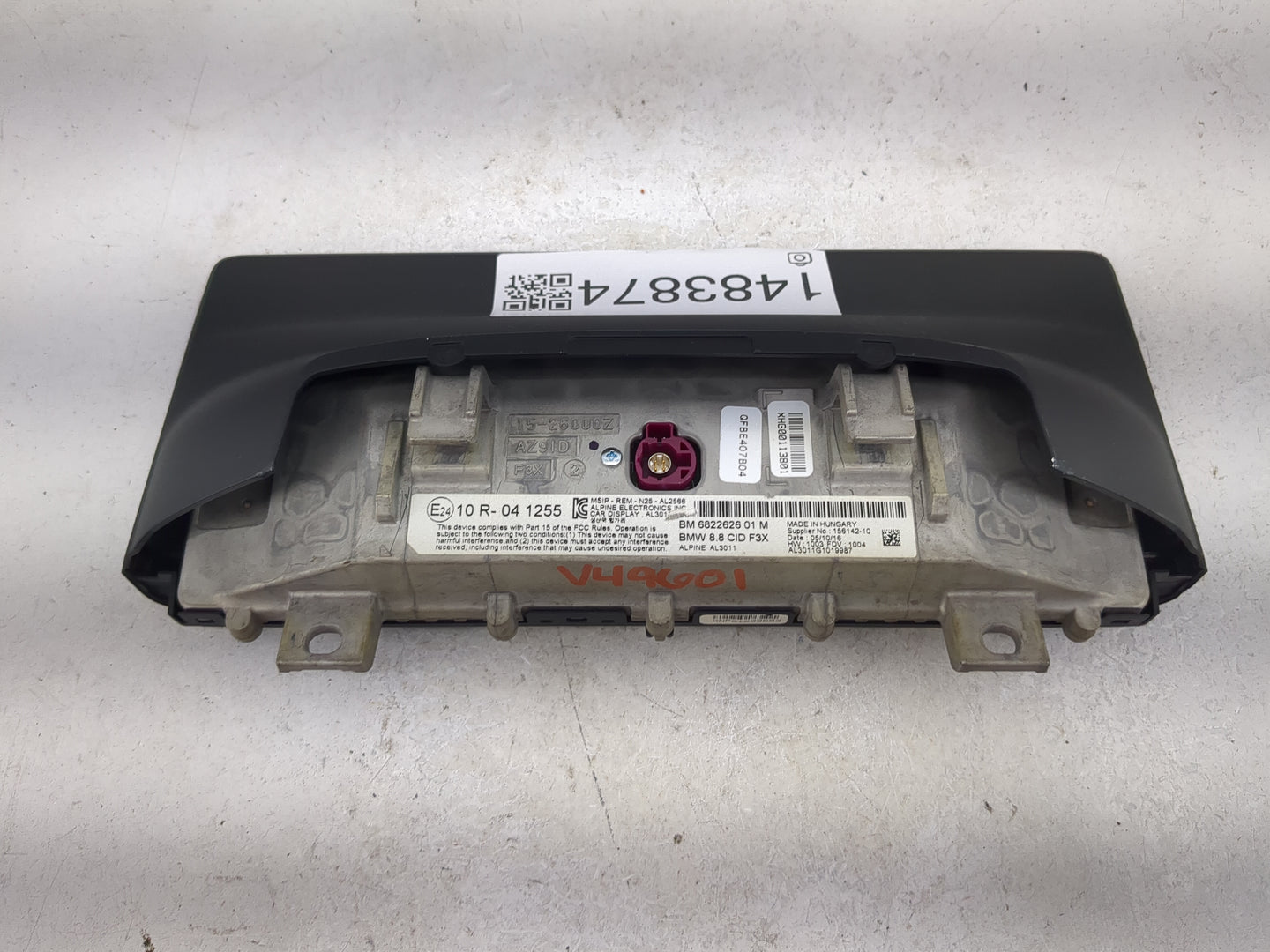 2017-2017 Bmw 330i Information Display Screen 1483874 - Oemusedautoparts1.com