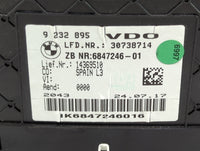 2017-2020 Bmw 430i Instrument Cluster Speedometer Gauges P/N:9232895 6847246-01 Miles:1K Fits OEM Used Auto Parts - Oemuseda