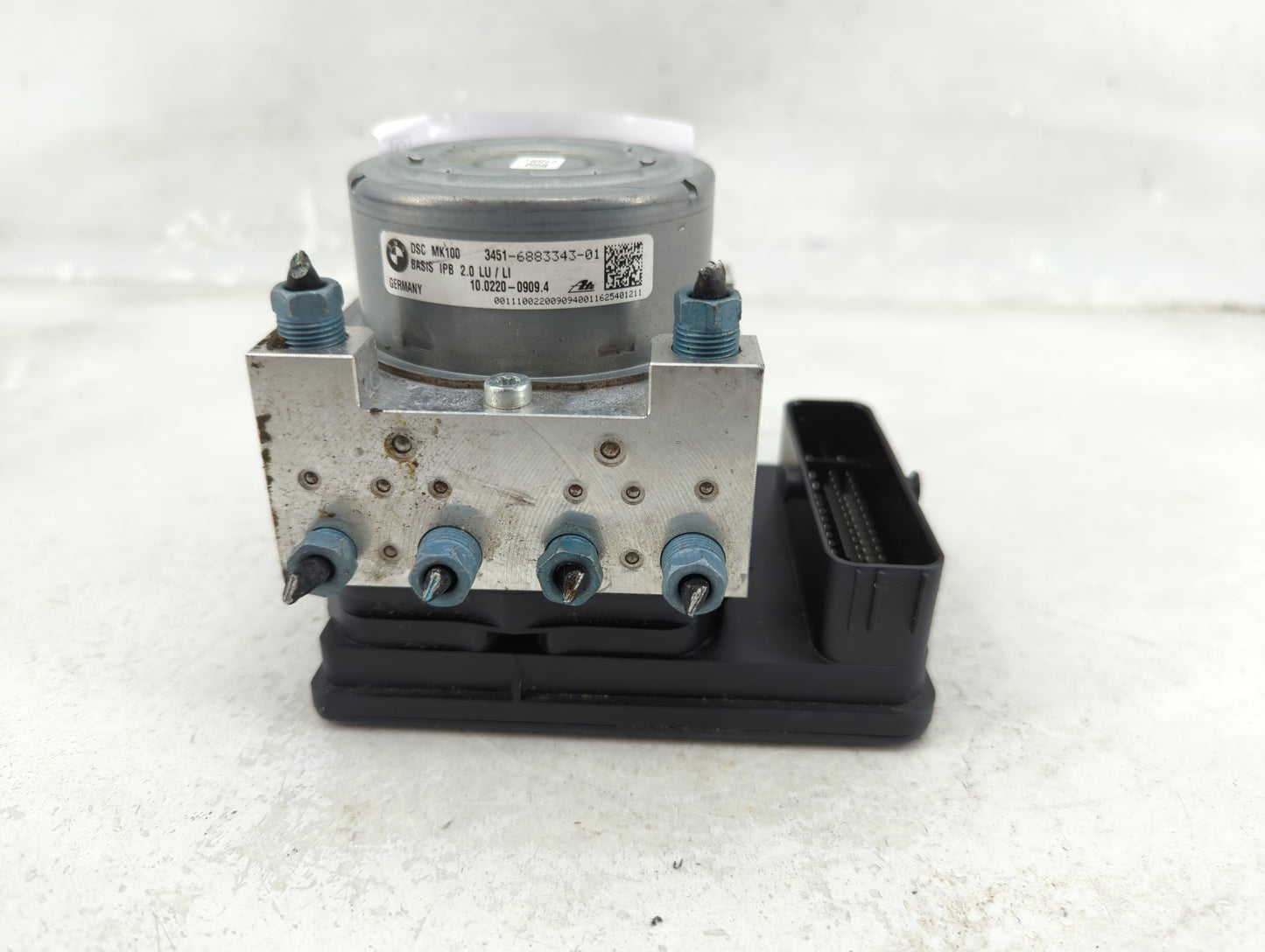 2016-2017 Bmw X1 ABS Pump Control Module Replacement P/N:3451-6883343-01 10.0220-0909.4, 6883344 Fits Fits 2016 2017 OEM Use