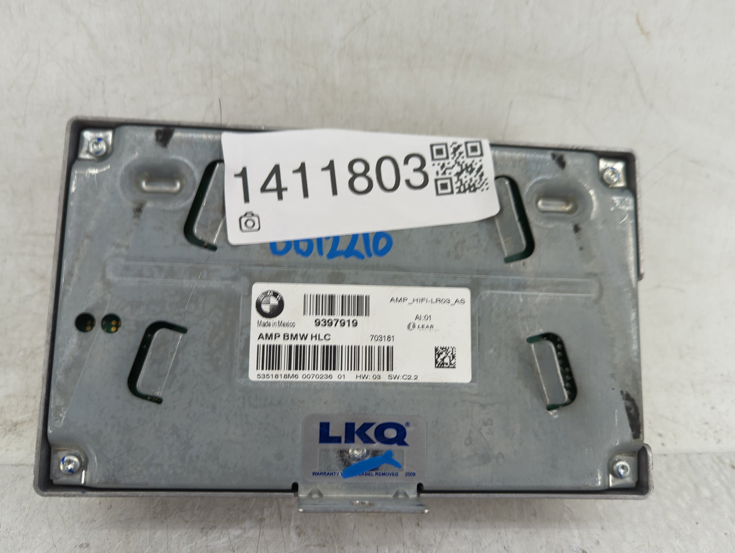2015-2017 Bmw X3 Radio AM FM Cd Player Receiver Replacement P/N:9397919 Fits Fits 2015 2016 2017 OEM Used Auto Parts - Oemus