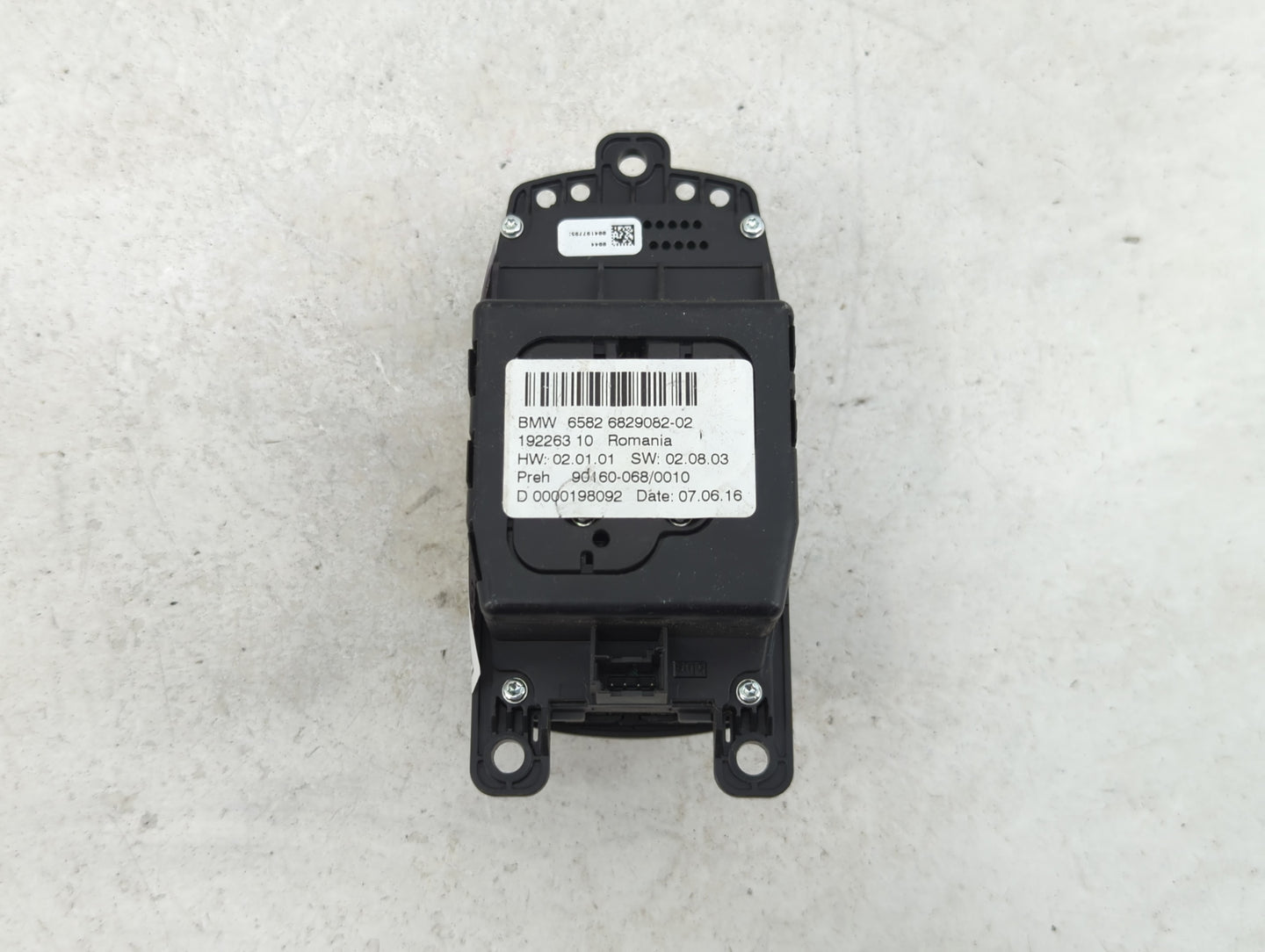 2017 Bmw X3 Radio AM FM Cd Player Receiver Replacement P/N:6582 6829082-02 65826829082-02, 90160-068/0010 Fits OEM Used Auto