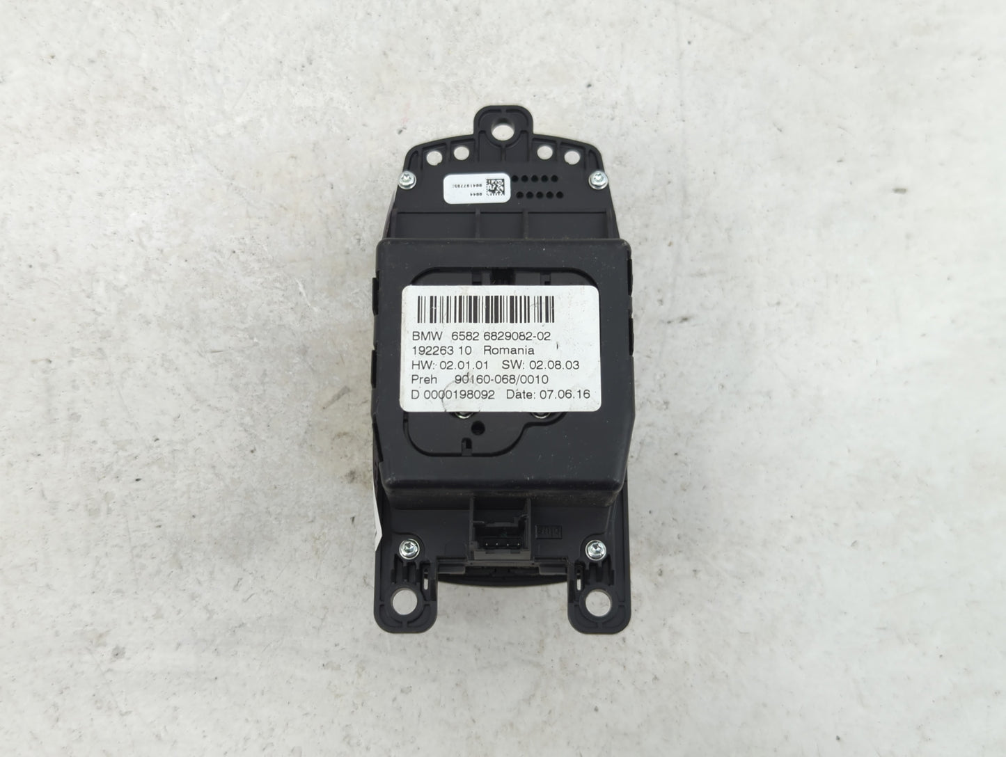 2017 Bmw X3 Radio AM FM Cd Player Receiver Replacement P/N:6582 6829082-02 65826829082-02, 90160-068/0010 Fits OEM Used Auto