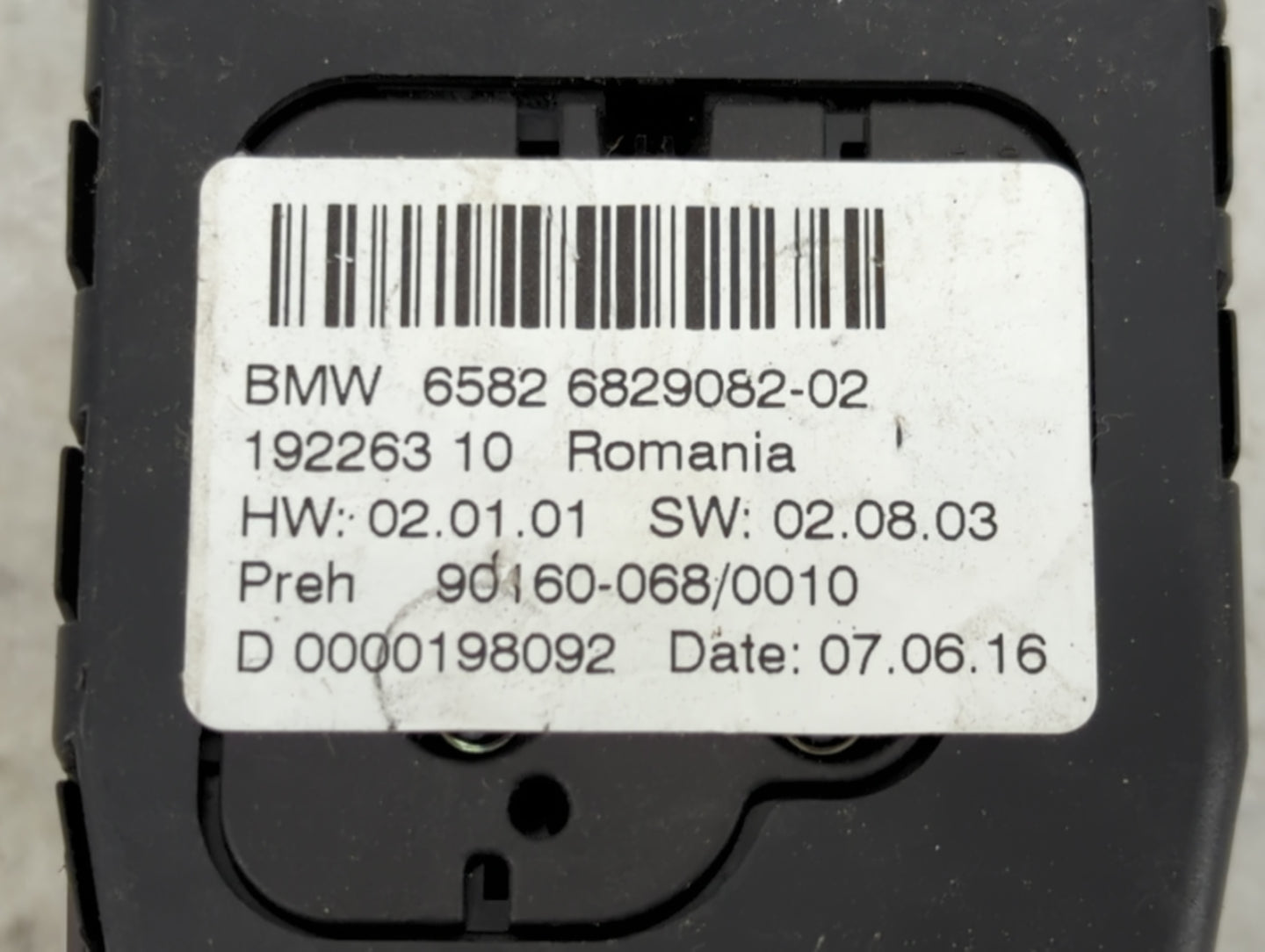 2017 Bmw X3 Radio AM FM Cd Player Receiver Replacement P/N:6582 6829082-02 65826829082-02, 90160-068/0010 Fits OEM Used Auto