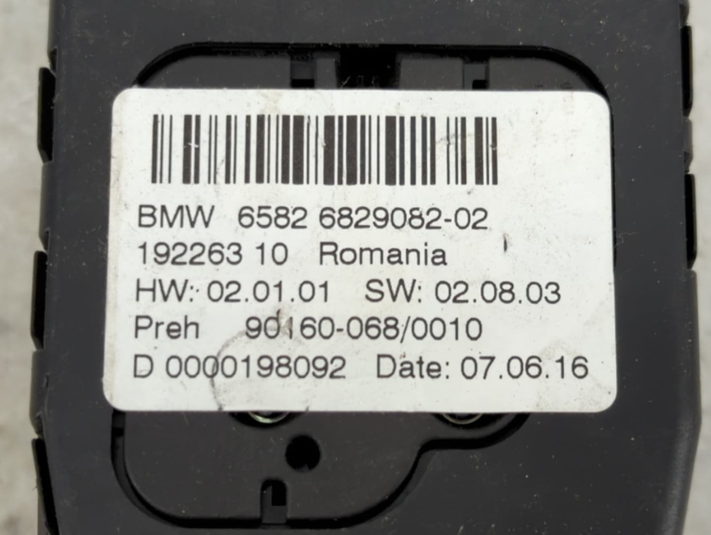 2017 Bmw X3 Radio AM FM Cd Player Receiver Replacement P/N:6582 6829082-02 65826829082-02, 90160-068/0010 Fits OEM Used Auto