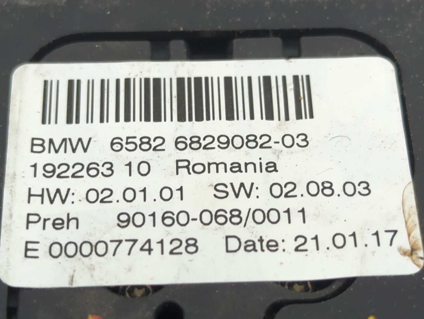 2015-2017 Bmw X3 Radio AM FM Cd Player Receiver Replacement P/N:E0000774128 6582 6829082-03 Fits Fits 2015 2016 2017 2018 OE