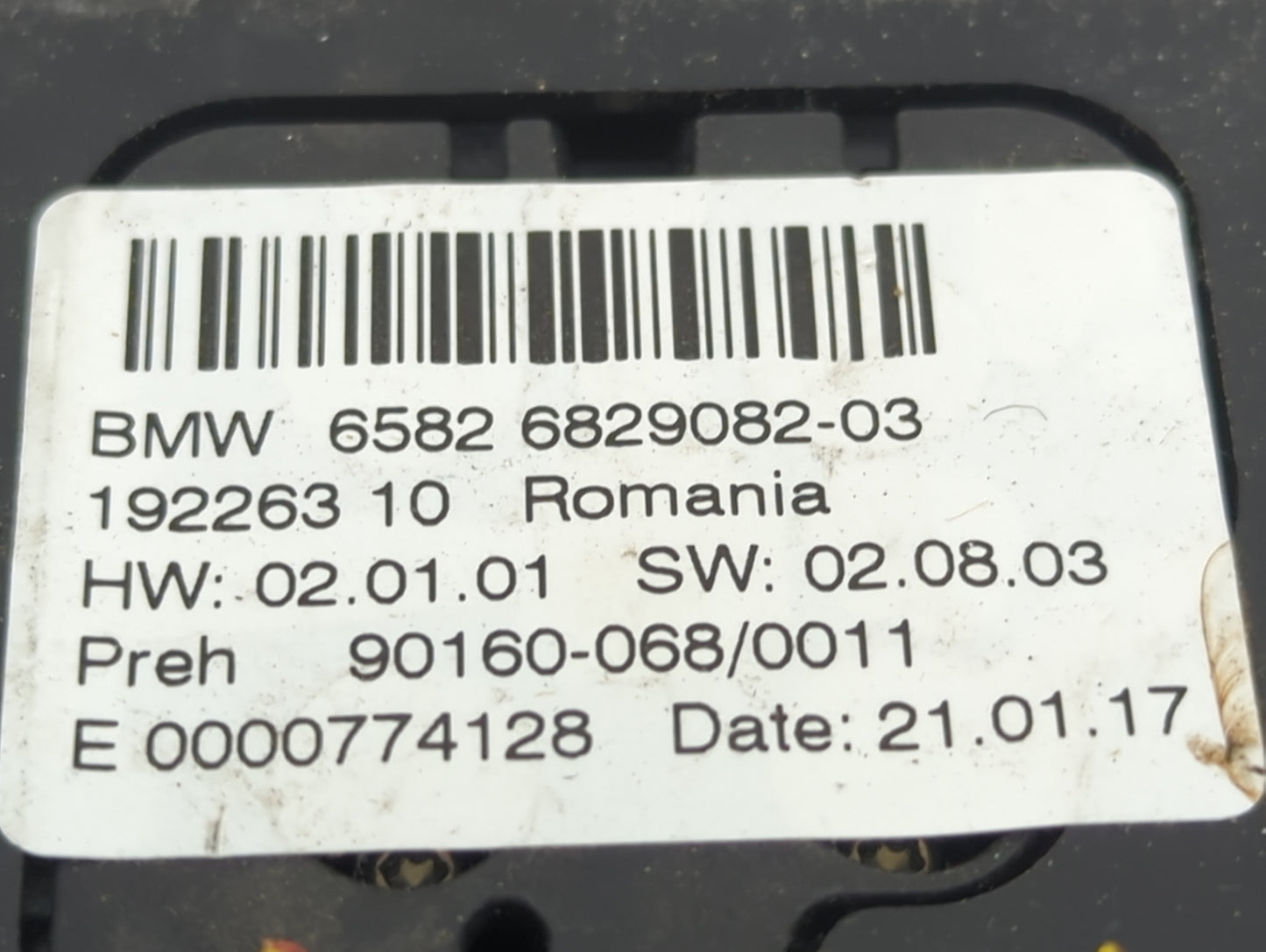 2015-2017 Bmw X3 Radio AM FM Cd Player Receiver Replacement P/N:E0000774128 6582 6829082-03 Fits Fits 2015 2016 2017 2018 OE