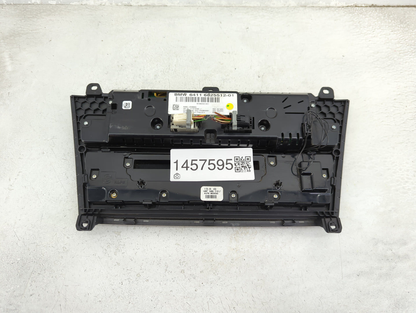 2015-2017 Bmw X3 Climate Control Module Temperature AC/Heater Replacement P/N:6825512-01 Fits Fits 2015 2016 2017 2018 OEM U