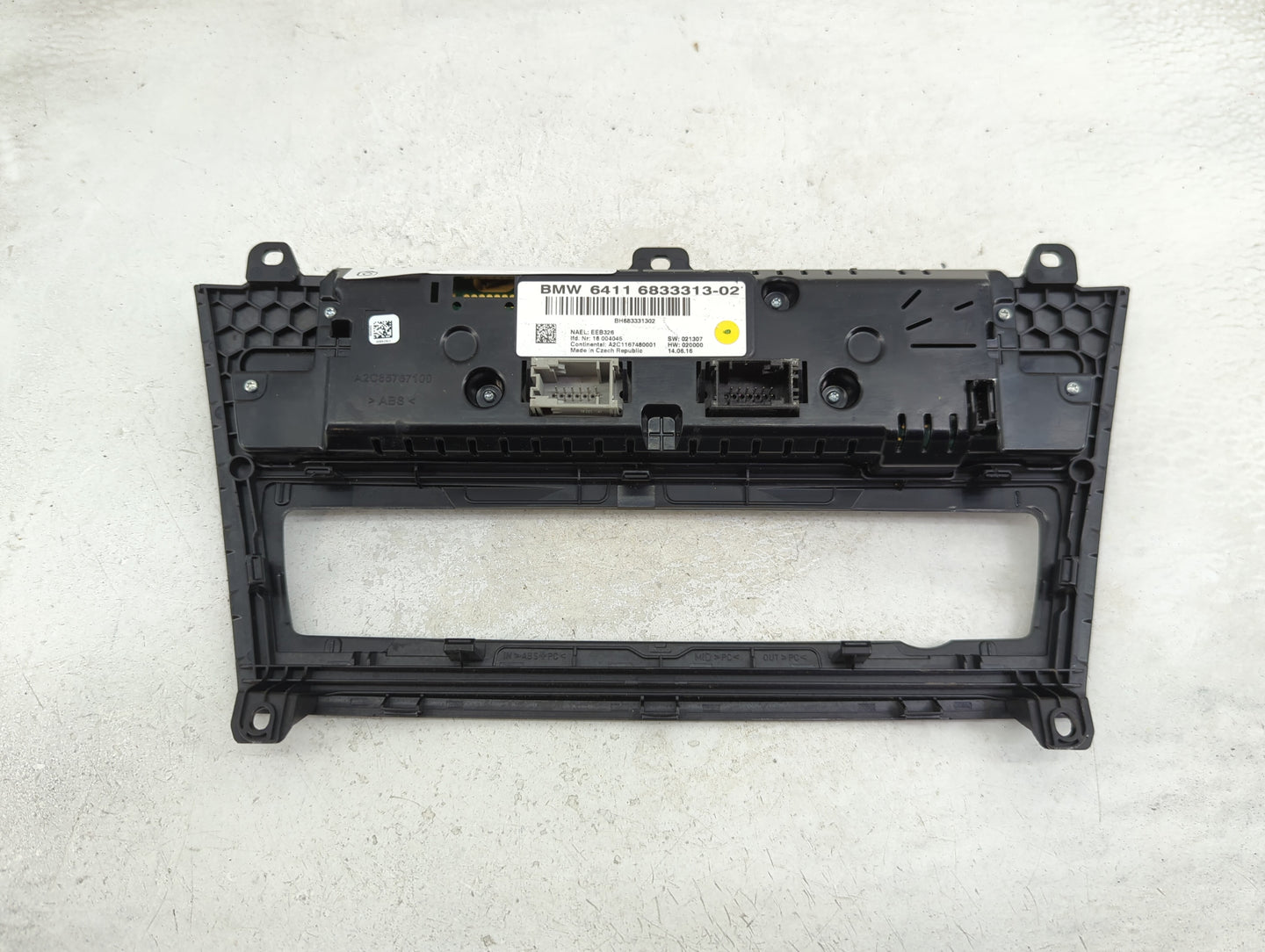 2015-2017 Bmw X3 Climate Control Module Temperature AC/Heater Replacement P/N:6833313-02 Fits Fits 2015 2016 2017 2018 OEM U