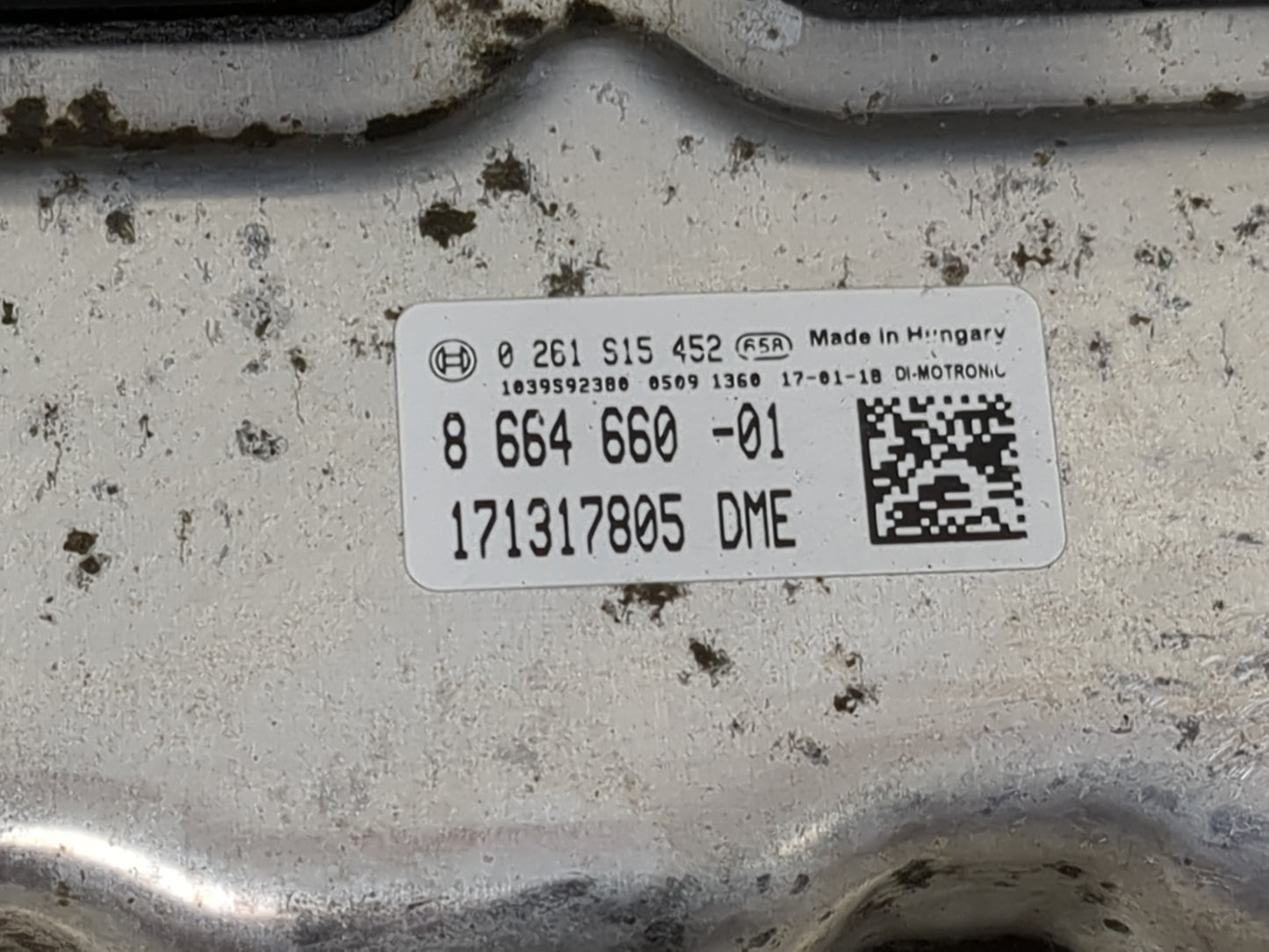 2015-2017 Bmw X3 PCM Engine Control Computer ECU ECM PCU OEM P/N:171317805 0 261 615 452 Fits Fits 2013 2014 2015 2016 2017 