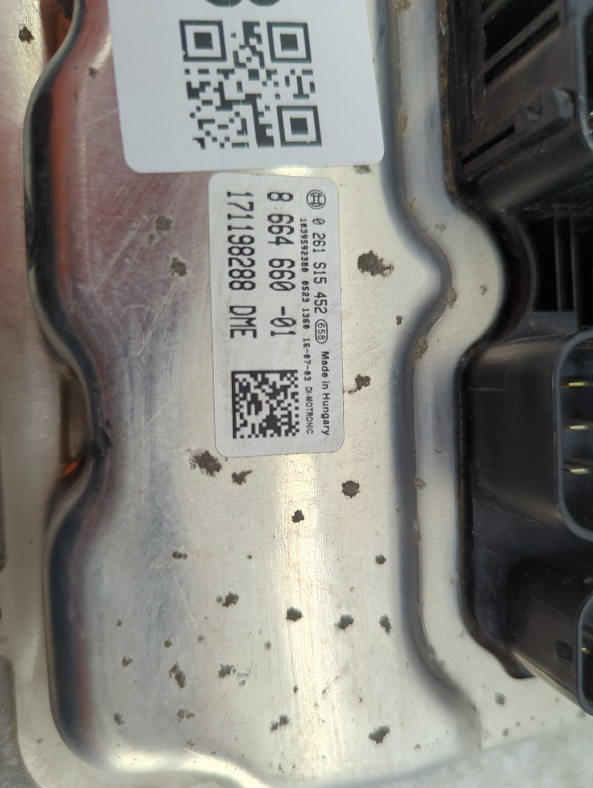 2015-2017 Bmw X3 PCM Engine Control Computer ECU ECM PCU OEM P/N:0 261 S15 452 8 664 660-01 Fits OEM Used Auto Parts - Oemus