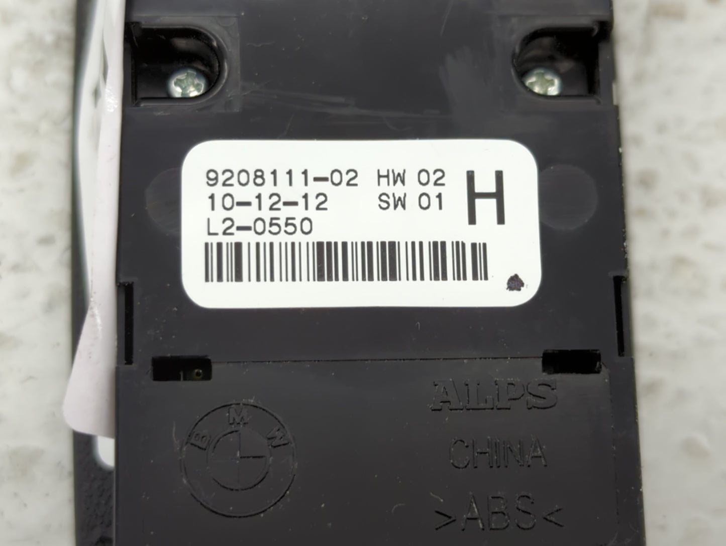 2012-2017 Bmw X3 Master Power Window Switch Replacement Driver Side Left P/N:9208111-02 9362107-01 Fits OEM Used Auto Parts 