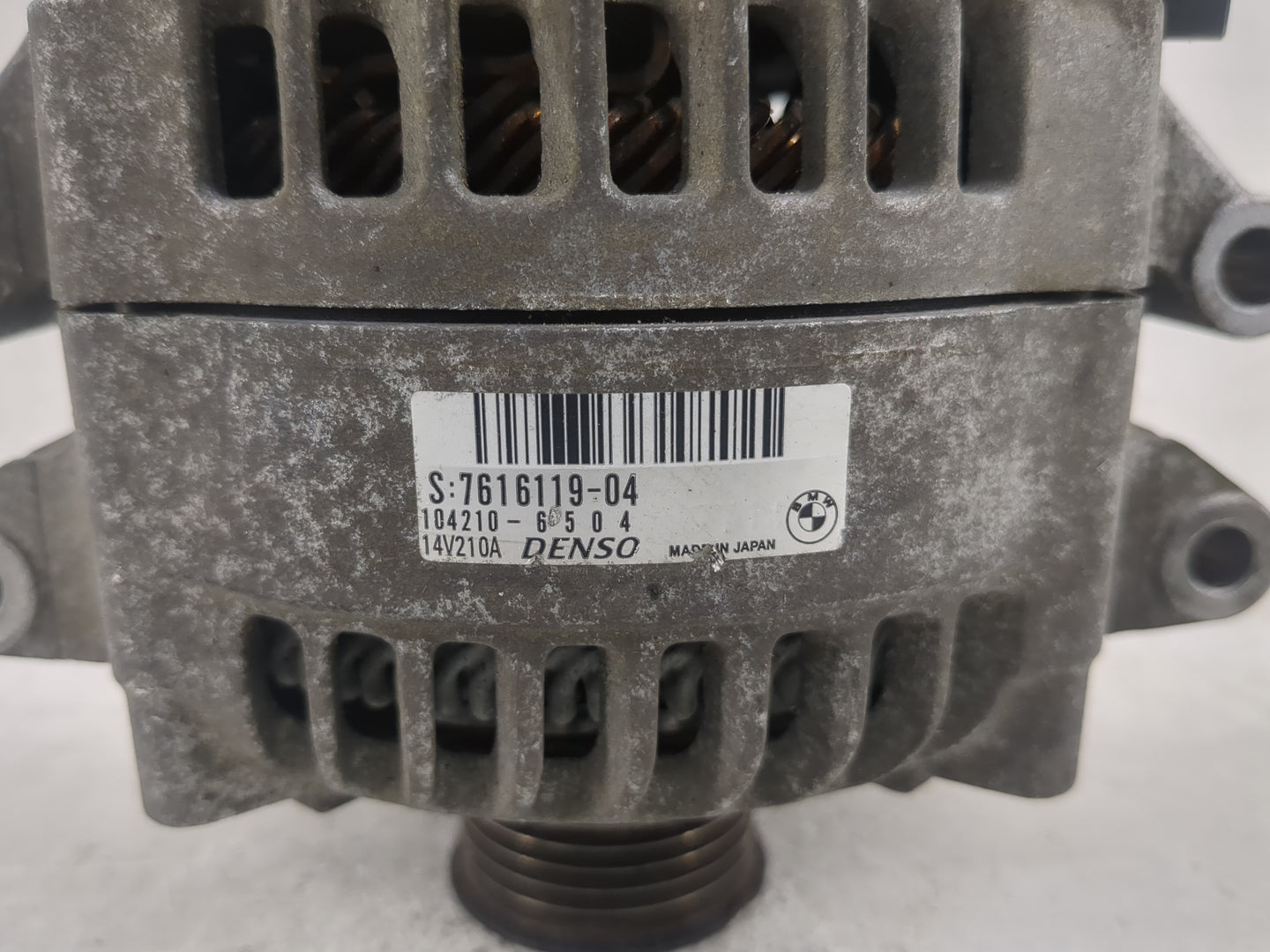 2012-2018 Bmw X5 Alternator Replacement Generator Charging Assembly Engine OEM P/N:104210-6504 7616119-04 Fits OEM Used Auto