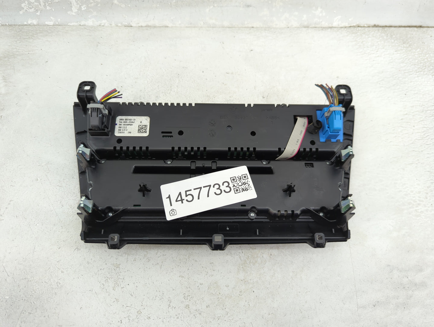 2014-2018 Bmw X5 Climate Control Module Temperature AC/Heater Replacement P/N:6831943-01 Fits Fits 2014 2015 2016 2017 2018 