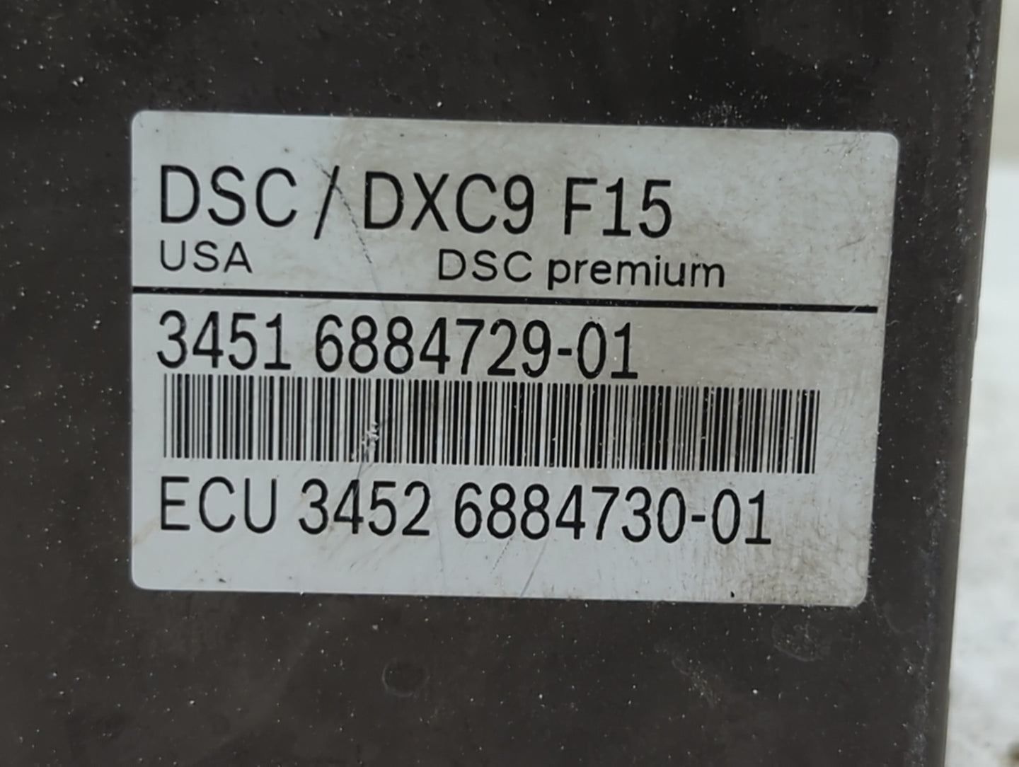 2014-2018 Bmw X5 ABS Pump Control Module Replacement P/N:6884729-01 Fits Fits 2014 2015 2016 2017 2018 2019 OEM Used Auto Pa