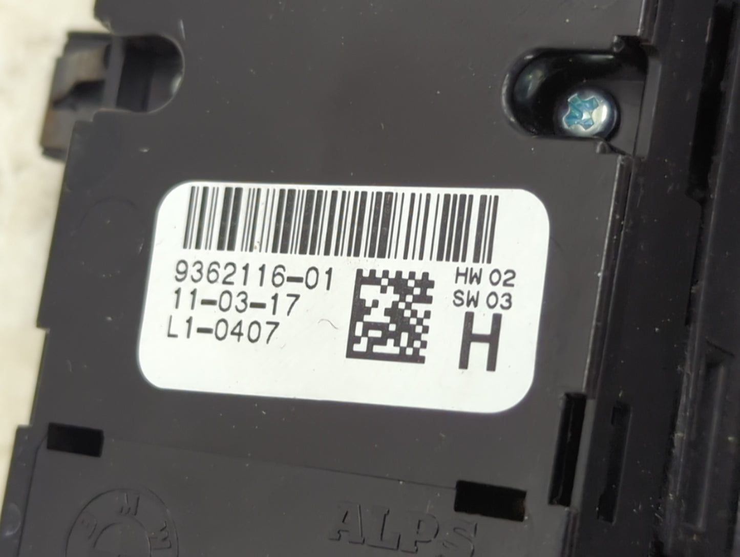 2014-2018 Bmw X5 Master Power Window Switch Replacement Driver Side Left P/N:9362116-01 Fits OEM Used Auto Parts - Oemusedau