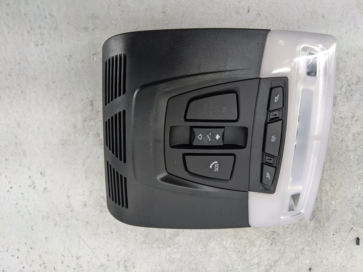 2017 Bmw X5 Overhead Roof Console Black - Oemusedautoparts1.com