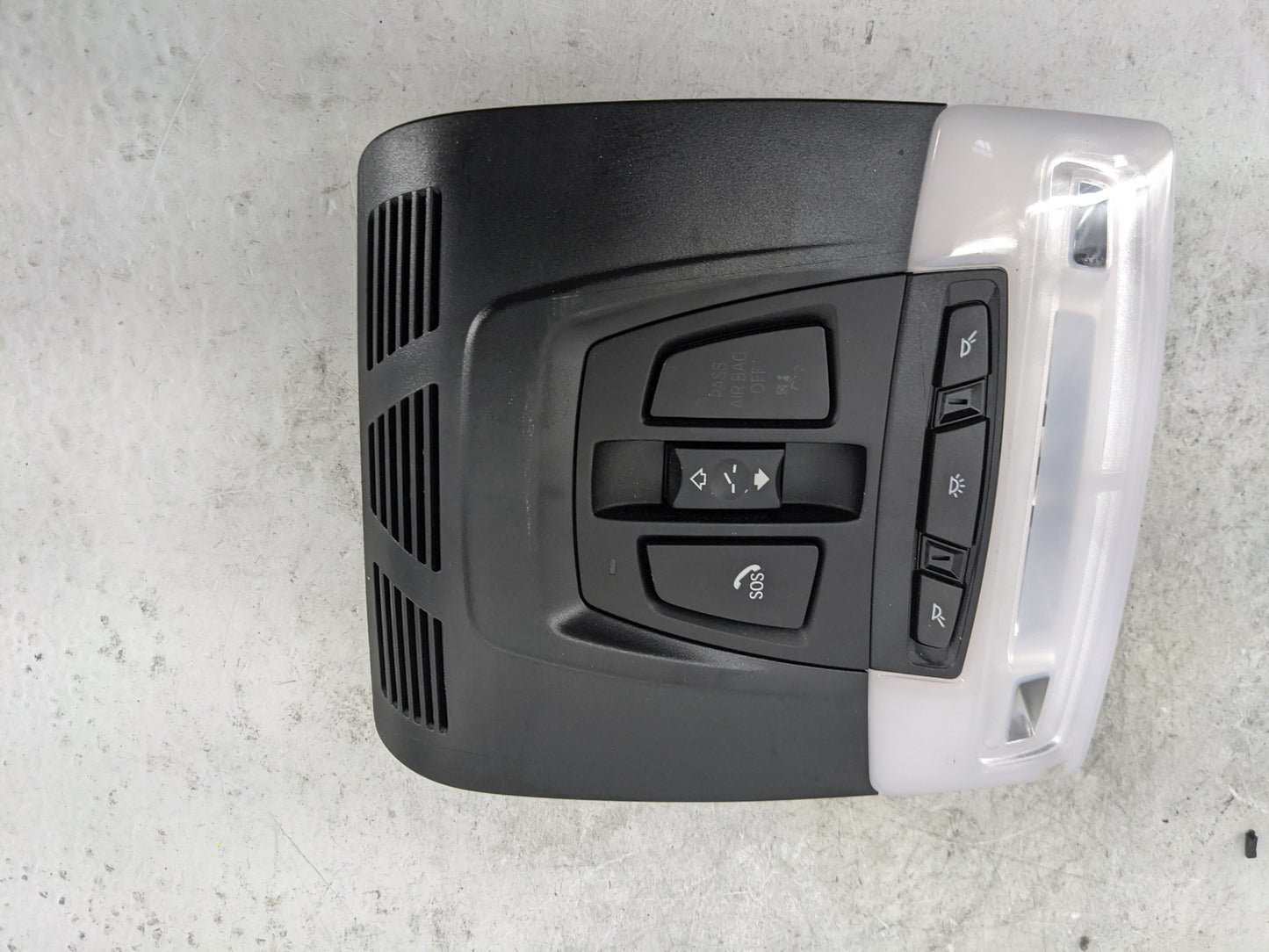 2017 Bmw X5 Overhead Roof Console Black - Oemusedautoparts1.com