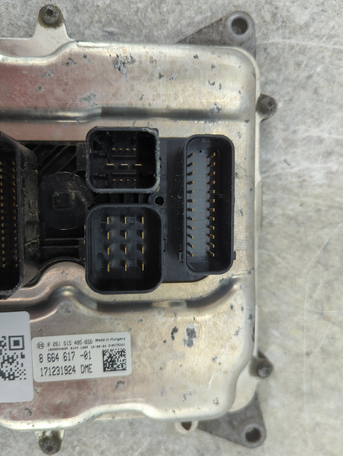 2016-2018 Bmw X5 PCM Engine Control Computer ECU ECM PCU OEM P/N:0261S15495 8664617-01, 171231924 Fits Fits 2016 2017 2018 O