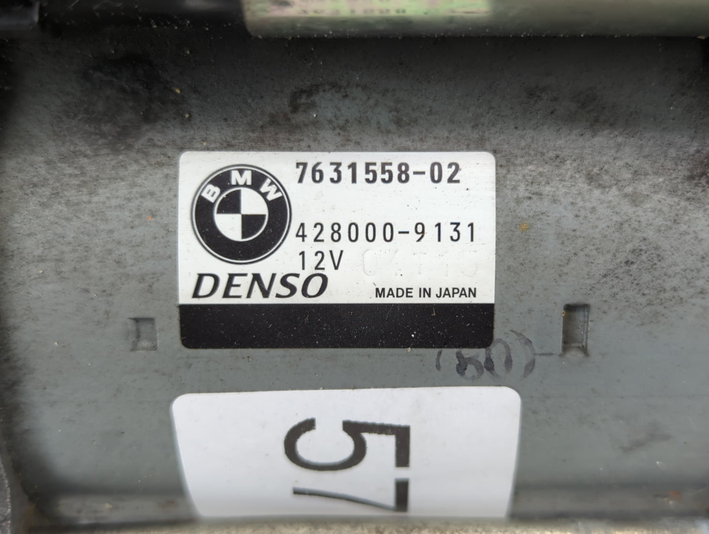 2014-2018 Bmw X5 Car Starter Motor Solenoid OEM P/N:428000-9131 7631558-02 Fits OEM Used Auto Parts - Oemusedautoparts1.com