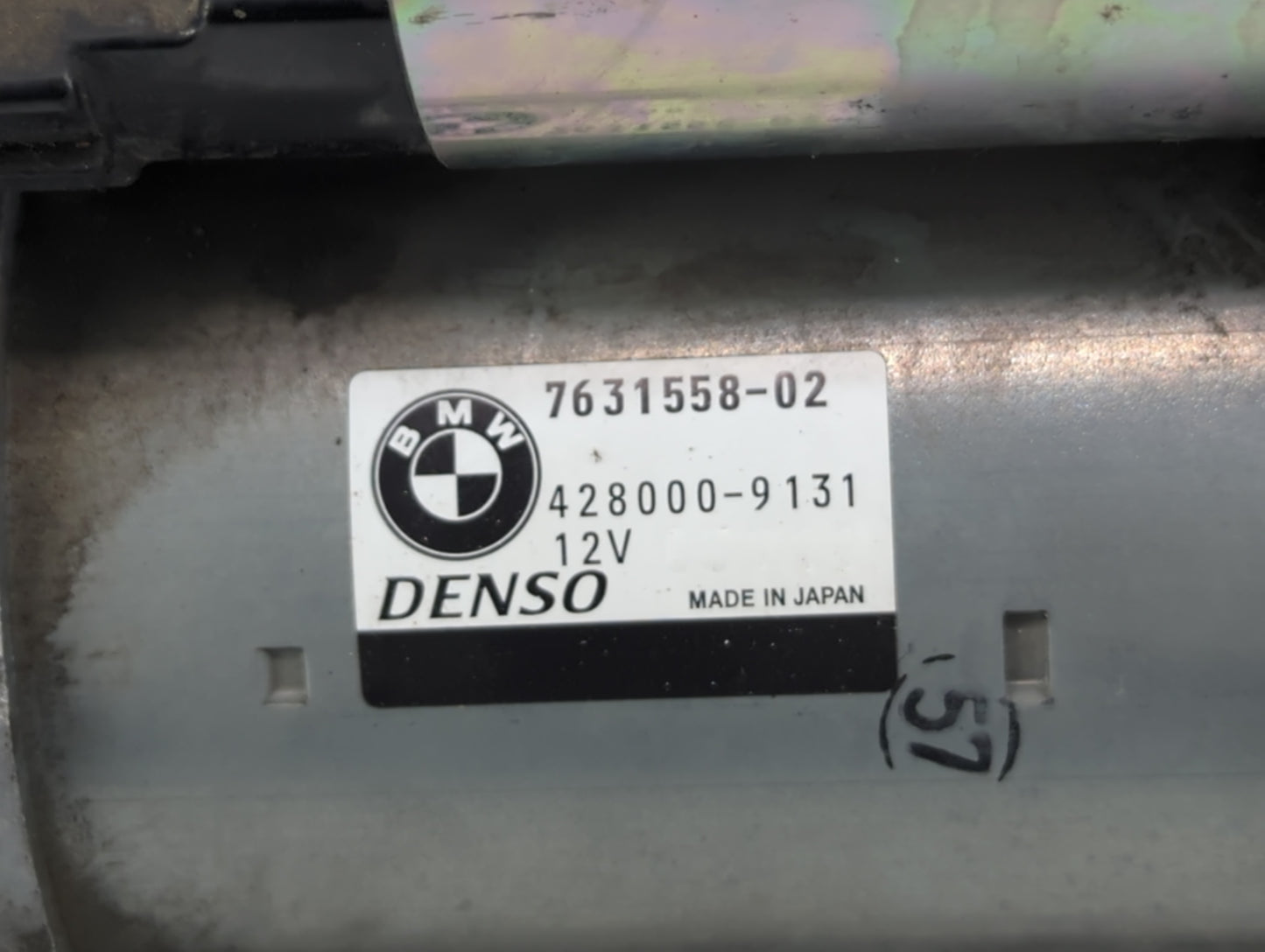 2014-2018 Bmw X5 Car Starter Motor Solenoid OEM P/N:428000-9131 7631558-02 Fits OEM Used Auto Parts - Oemusedautoparts1.com