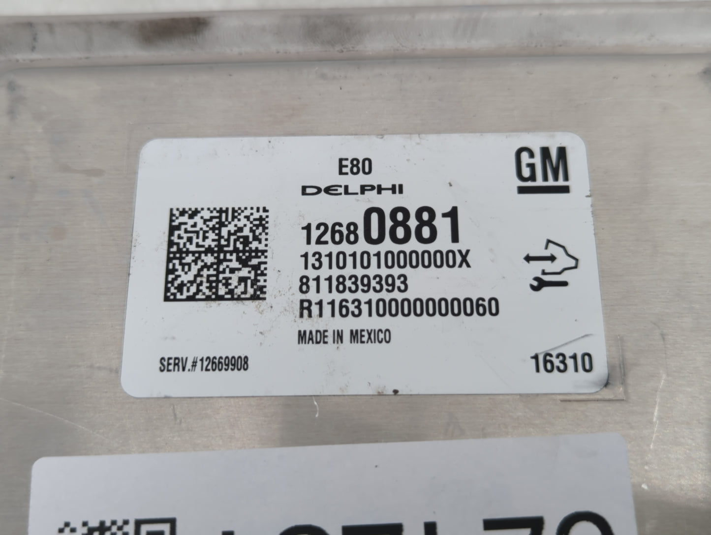 2017-2018 Buick Cascada PCM Engine Control Computer ECU ECM PCU OEM P/N:12680881 Fits Fits 2017 2018 2019 2020 OEM Used Auto