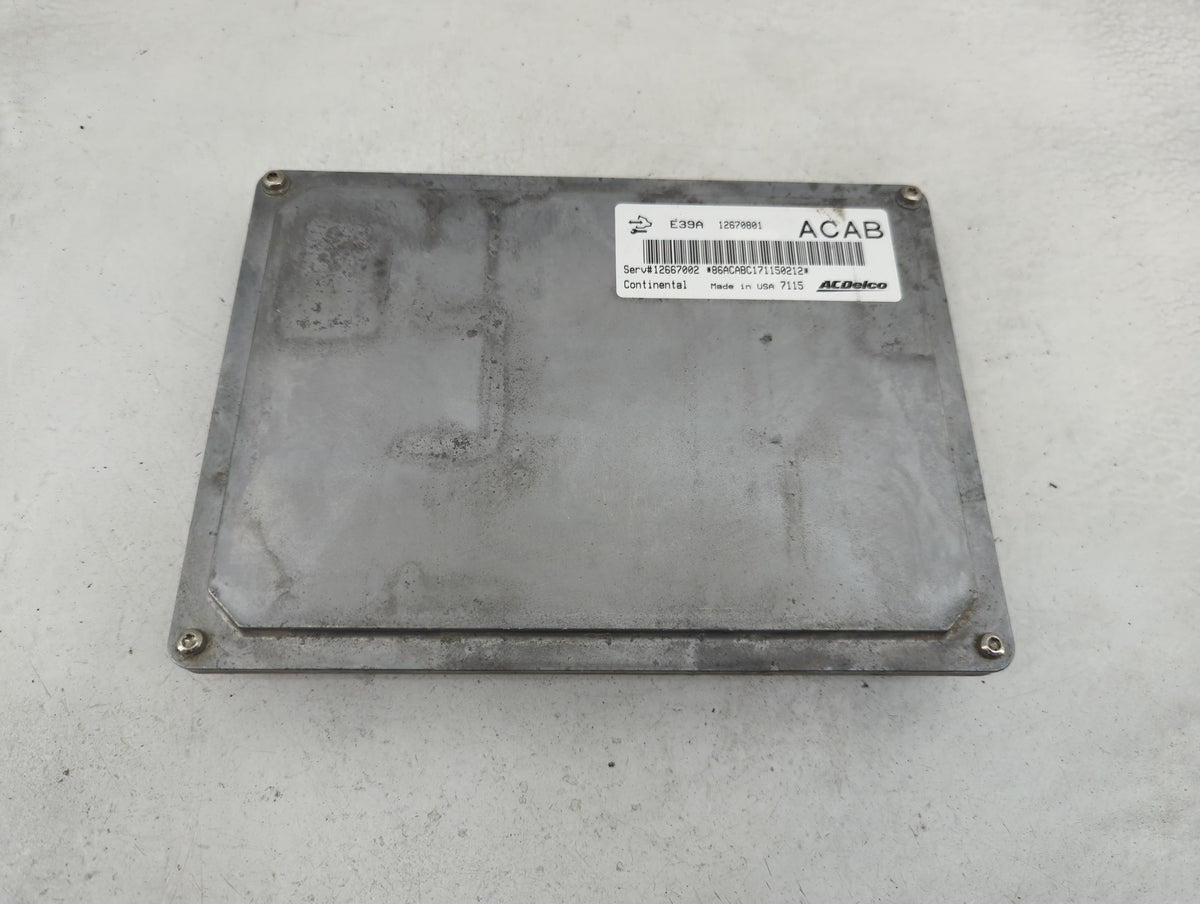 2017 Buick Enclave PCM Engine Control Computer ECU ECM PCU OEM P/N:12670801 12667002 Fits Fits 2018 2019 2020 OEM Used Auto 