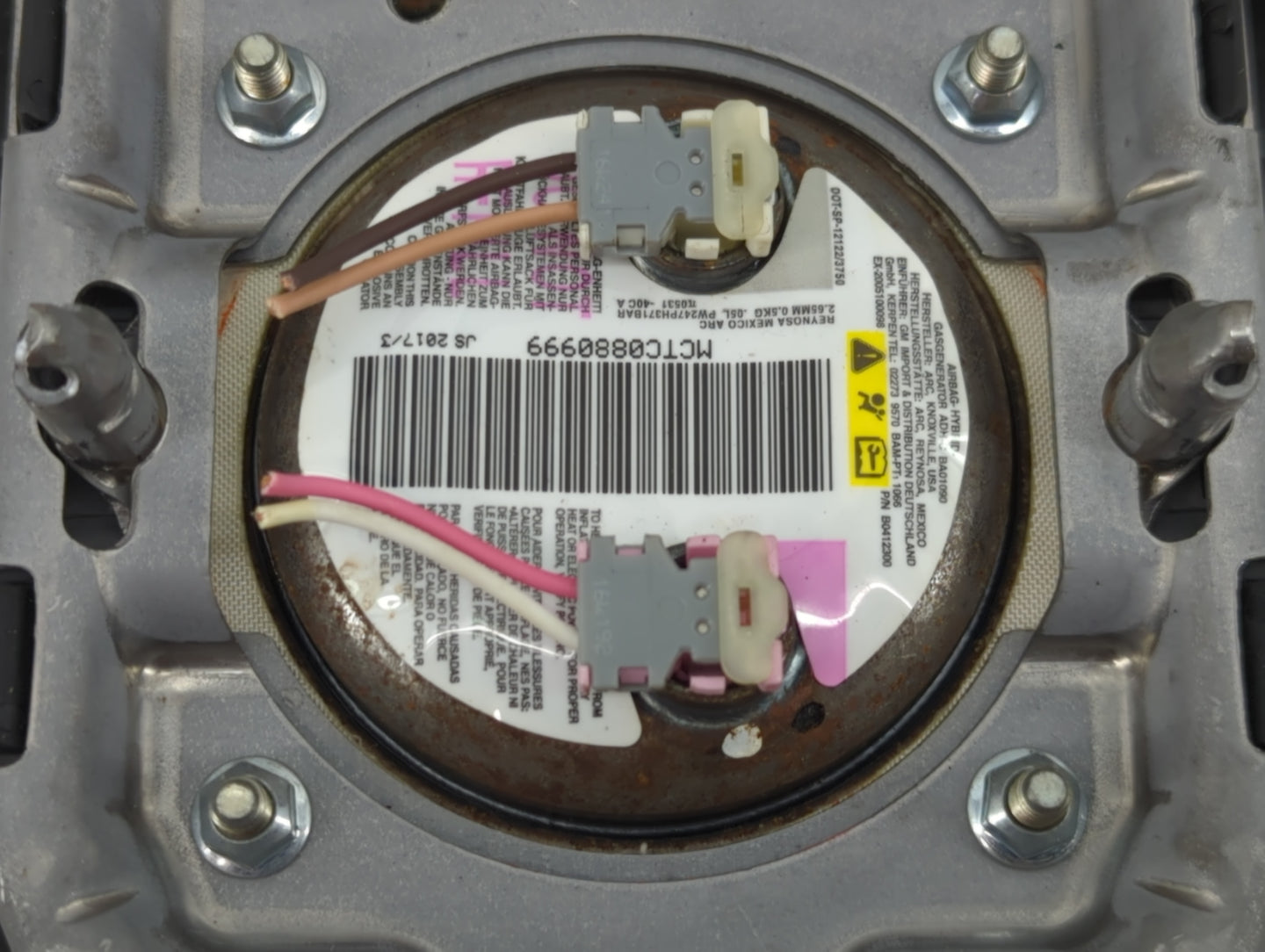 2008-2017 Buick Enclave Air Bag Driver Left Steering Wheel Mounted - Oemusedautoparts1.com