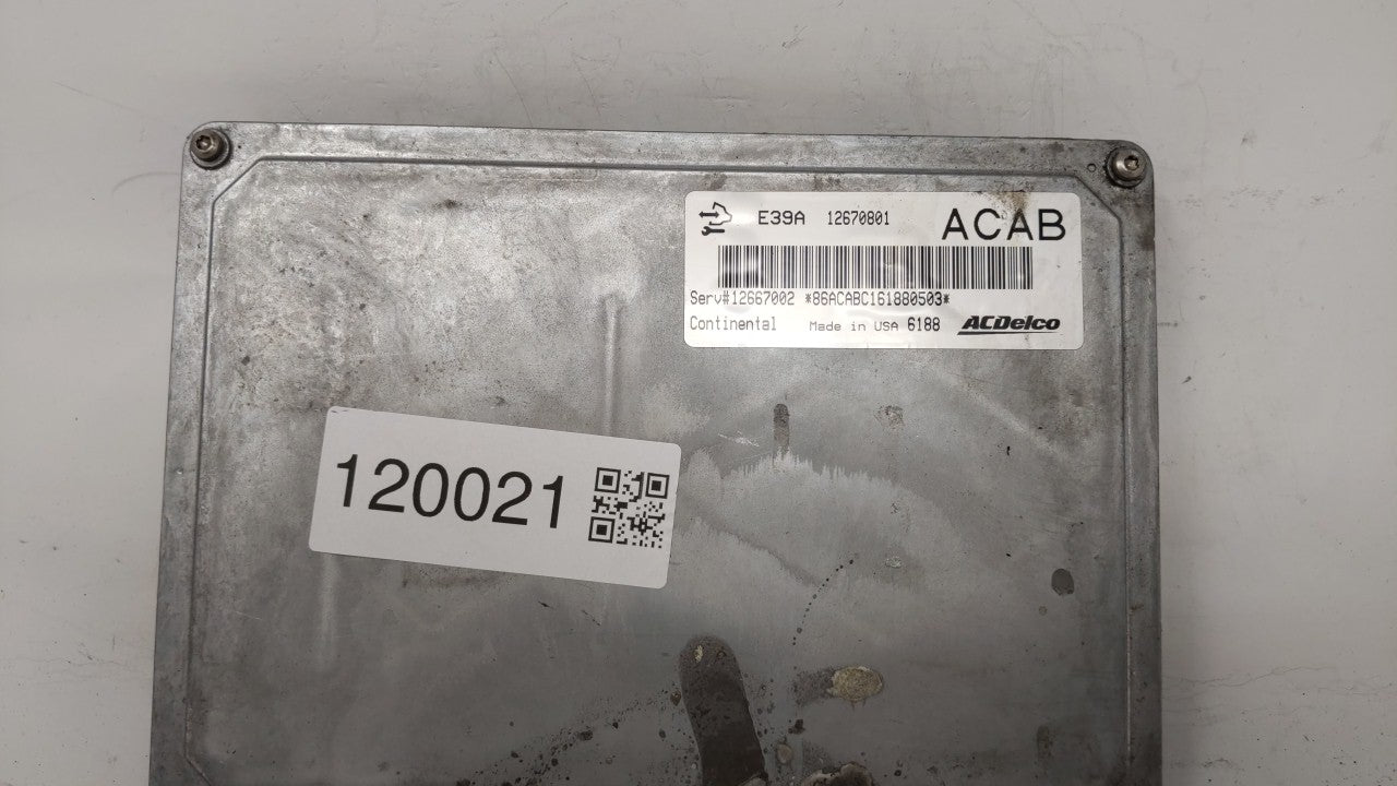 2017 Buick Enclave PCM Engine Control Computer ECU ECM PCU OEM P/N:12667189 Fits Fits 2018 2019 OEM Used Auto Parts - Oemuse