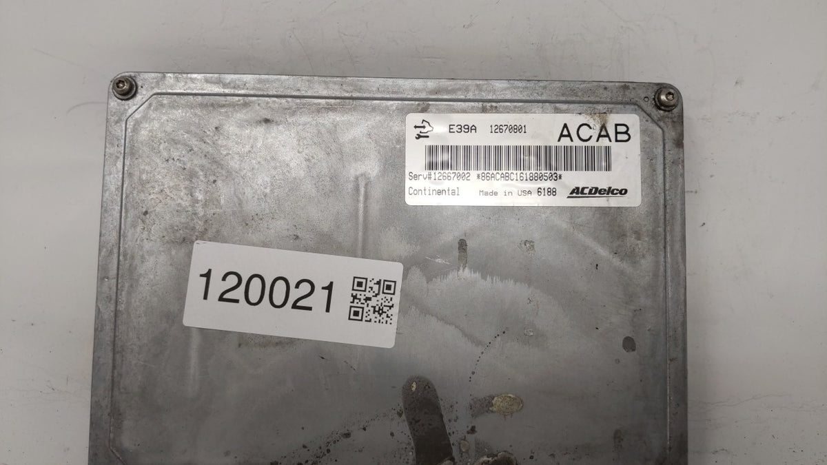 2017 Buick Enclave PCM Engine Control Computer ECU ECM PCU OEM P/N:12667189 Fits 2018 2019 2020 OEM Used Auto Parts - Oemuse