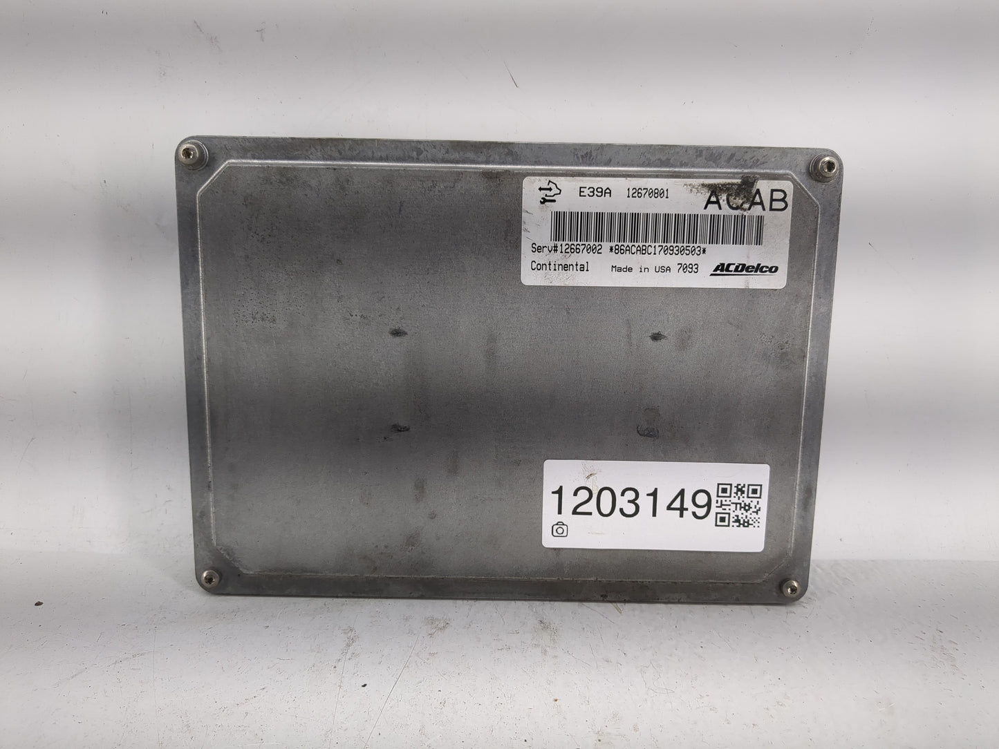 2017 Buick Enclave PCM Engine Control Computer ECU ECM PCU OEM P/N:E39A 12670801 Fits Fits 2018 2019 2020 OEM Used Auto Part