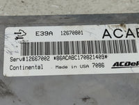 2017 Buick Enclave PCM Engine Control Computer ECU ECM PCU OEM P/N:12670801 Fits Fits 2018 2019 2020 OEM Used Auto Parts - O