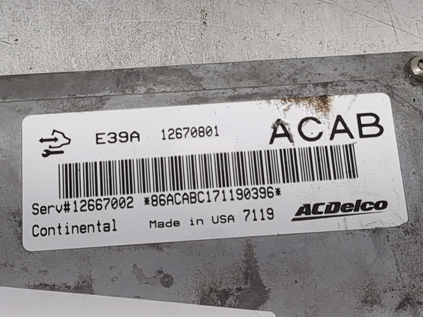 2017 Buick Enclave PCM Engine Control Computer ECU ECM PCU OEM P/N:12670801 Fits Fits 2018 2019 2020 OEM Used Auto Parts - O