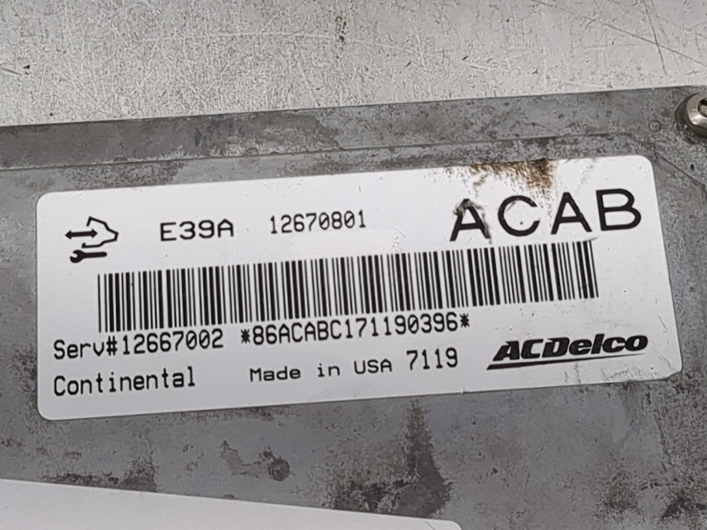2017 Buick Enclave PCM Engine Control Computer ECU ECM PCU OEM P/N:12670801 Fits Fits 2018 2019 2020 OEM Used Auto Parts - O