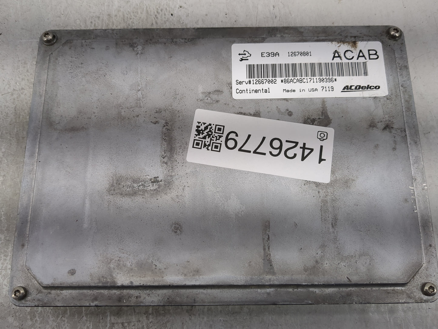2017 Buick Enclave PCM Engine Control Computer ECU ECM PCU OEM P/N:12670801 Fits Fits 2018 2019 2020 OEM Used Auto Parts - O