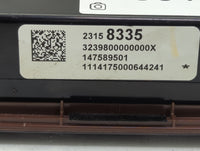 2013-2017 Buick Enclave Climate Control Module Temperature AC/Heater Replacement P/N:23158335 23251328 Fits OEM Used Auto Pa